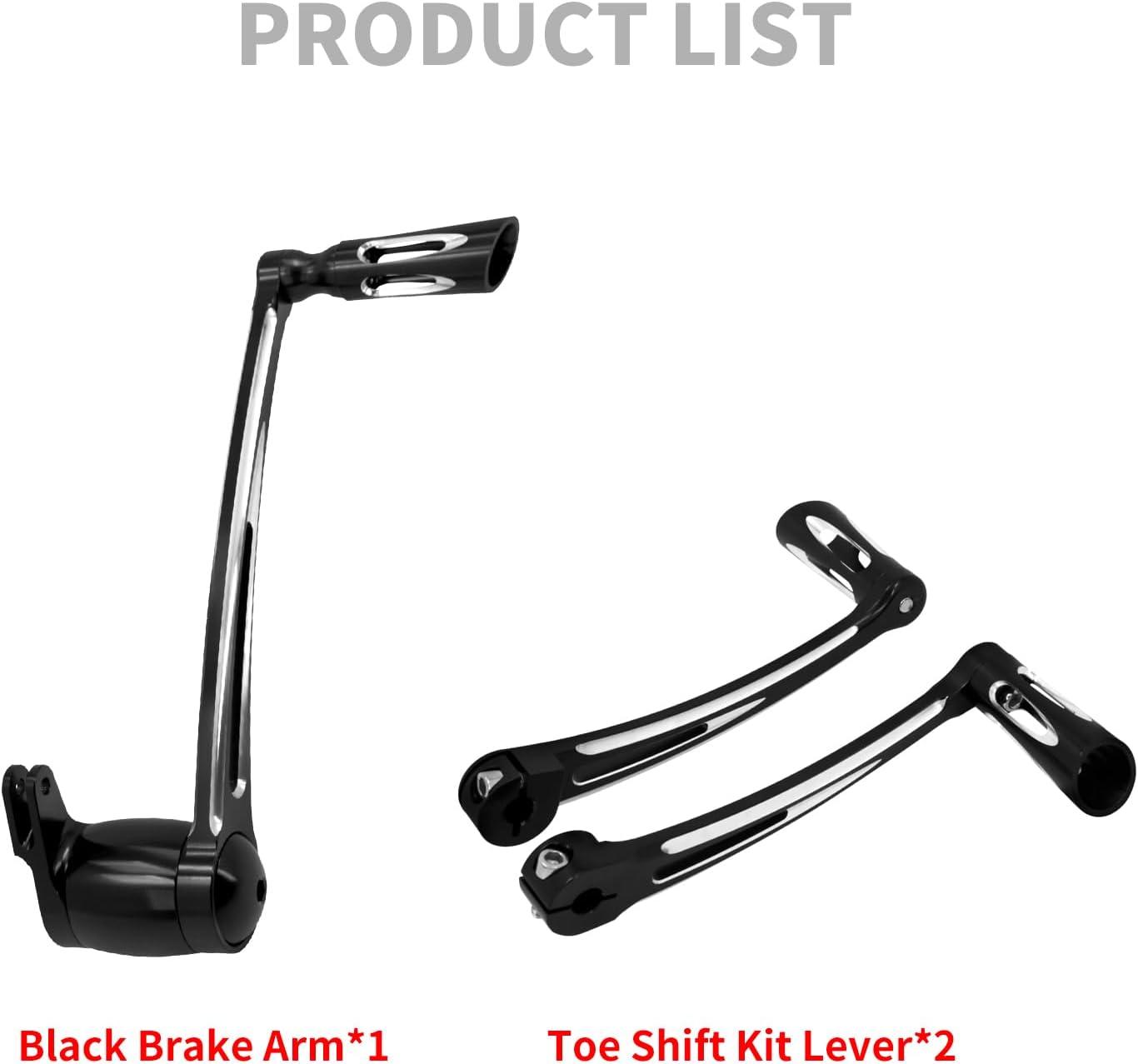 HDBUBALUS Motorcycle Brake Arm Pedal Front Rear Shift Levers Shifter Pegs Fit for Harley Touring Road Street Electra Glide 2014-2025 image number 3
