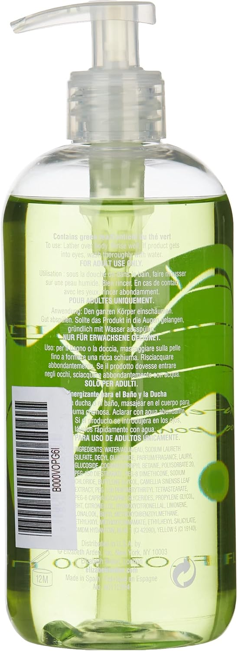 Elizabeth Arden Green Tea Energizing Bath and Shower Gel, 500 Ml