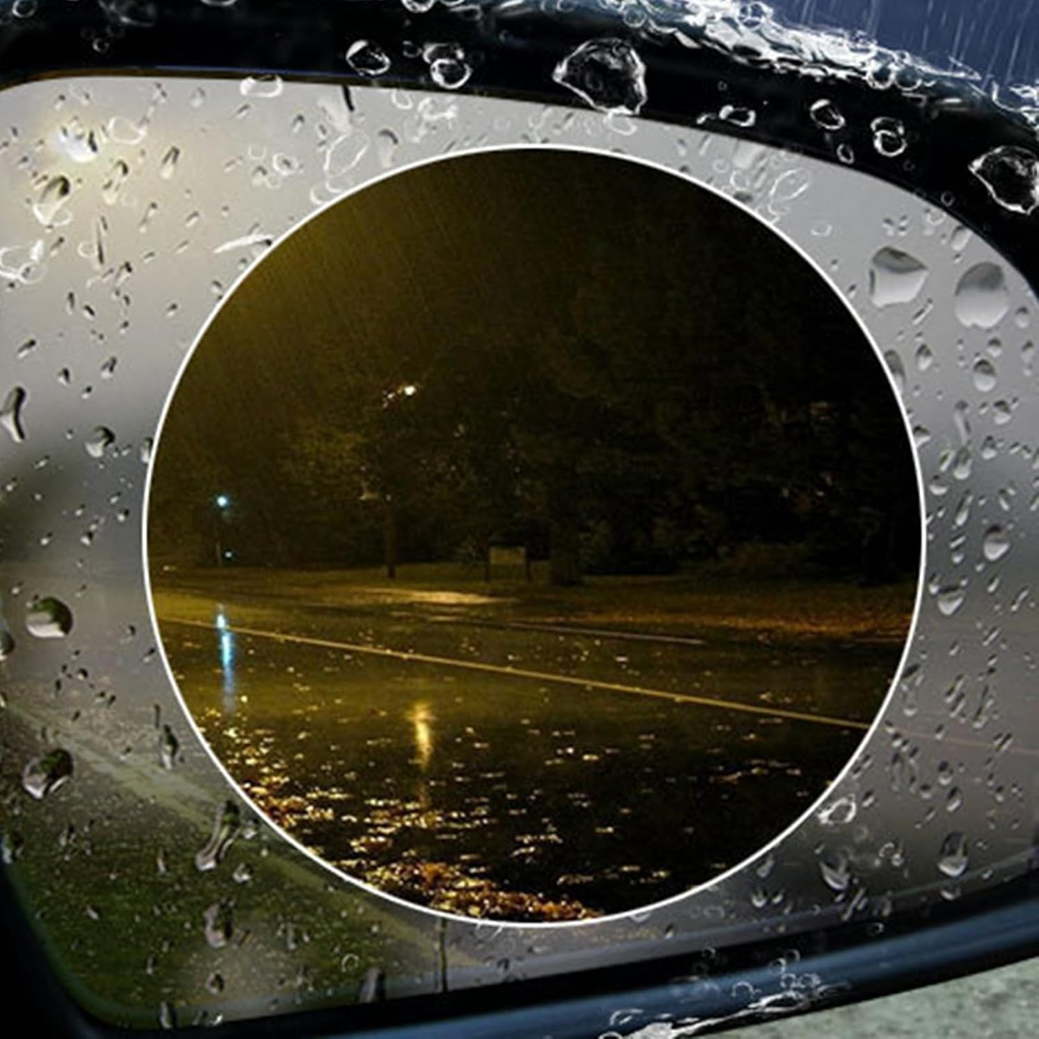 Anti Fog Film - Waterproof Mirrors Film for Side Mirrors,Nano Coating Car Film, Car Mirrors Rain Protector, anti Glare Film for Rear View Mirrors - Oval image number 4