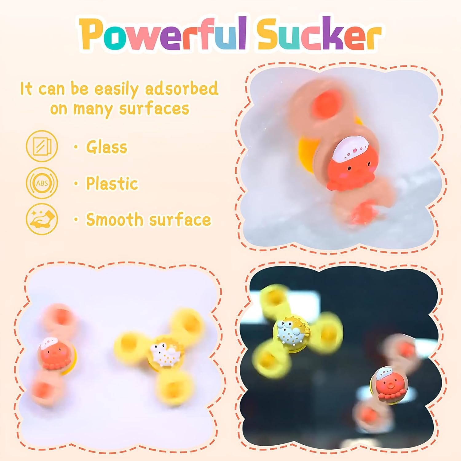 5 in 1 Montessori Toy Set for Toddlers 1 2 3 Year Old Baby Busy Activity Cube Baby Bath Suction Spinner Stacking Water Boat Matching Eggs Toys for Kids Travel Birthday Chirstams Bathtime Gift