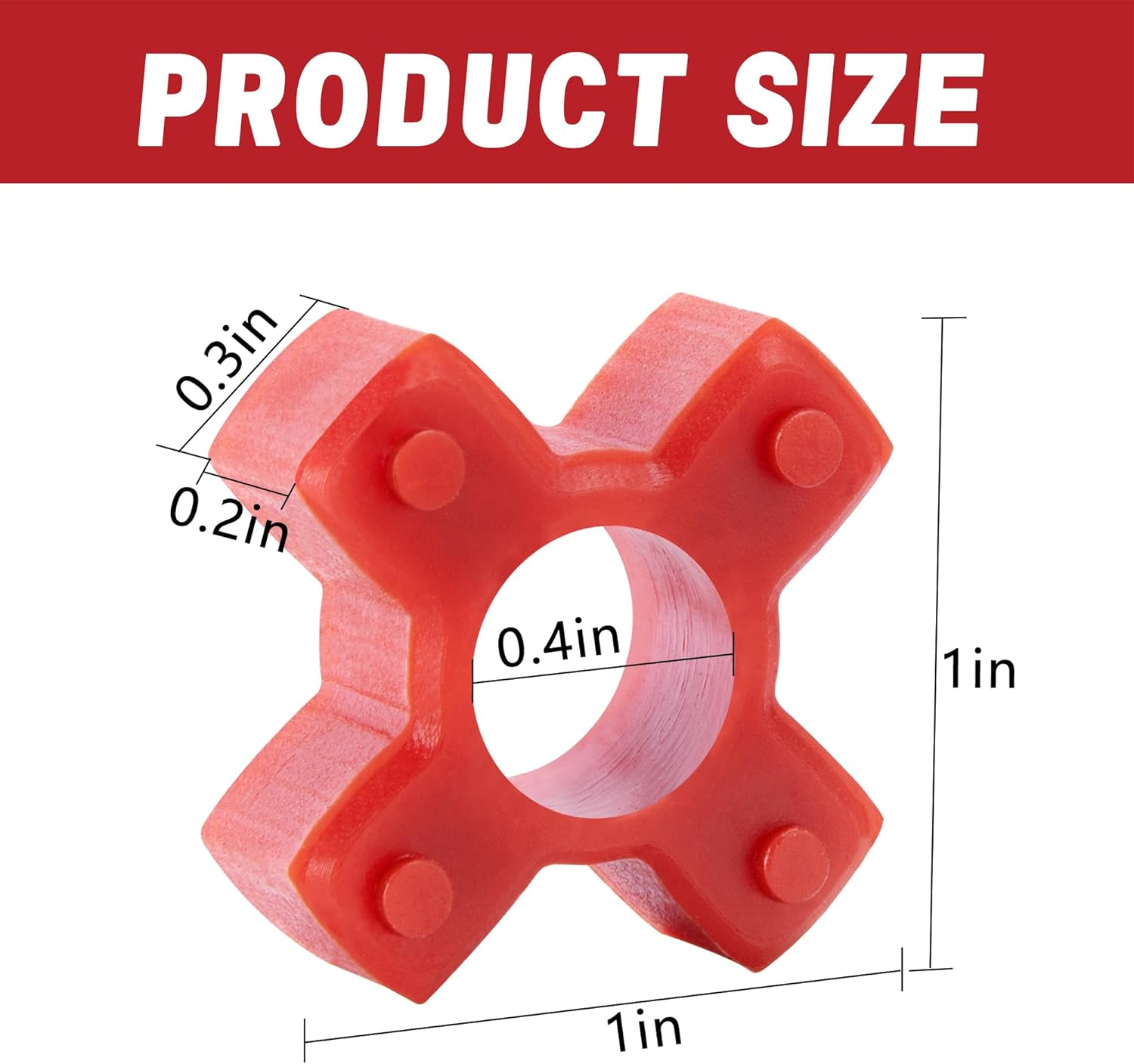 DECOHS 12 Pcs Electric Honey Extractor Bushing Connectors, Buffering Pad Connectors for Electric Honey Extractor Accessories, Cushioning Pads Connector for Honey Extractor Beekeeping Supplies image number 3