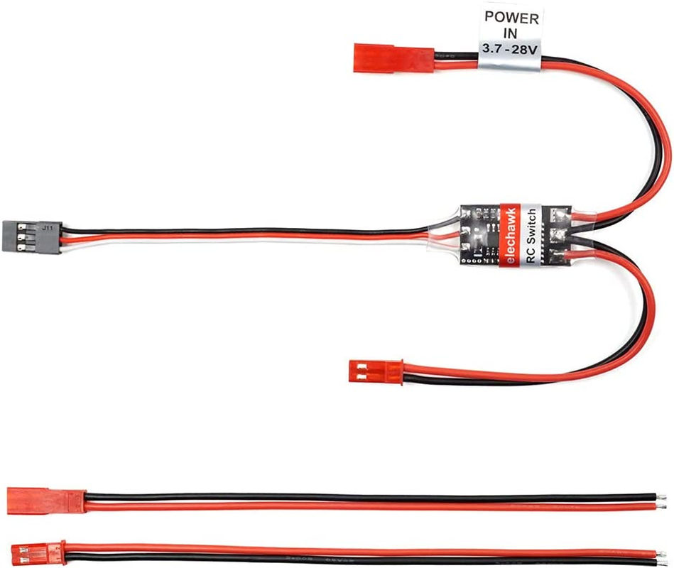 RC Remote Controlled AUX On/Off Electronic Switch Relay for Car Truck Boat LED Light Drone (4A) image number 1