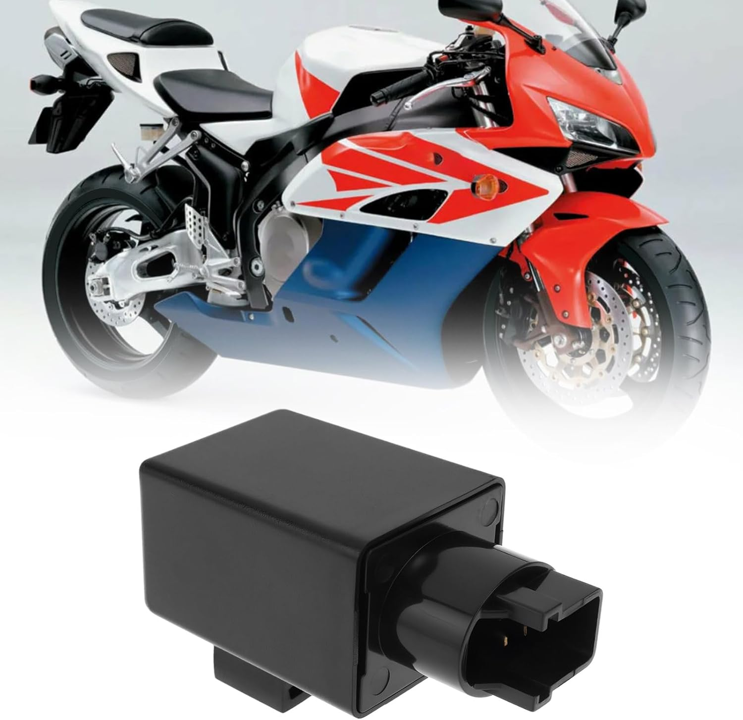 VGOL 4Pin LED Indicator Flasher Relay Compatible with Honda CBR1000RR 04-07 CBR600RR 07-11 image number 1