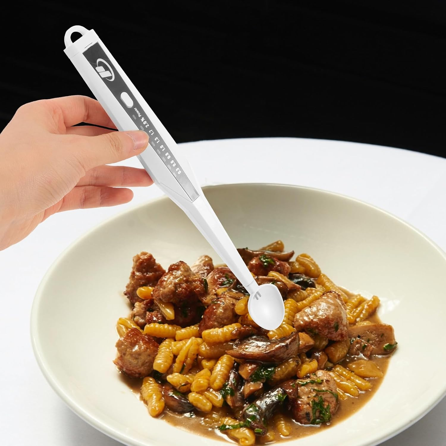 JECOMPRIS Digital Salinity Tester LED Food Salinometer Accurate Food Liquid Salinity Meter for Cooking image number 4