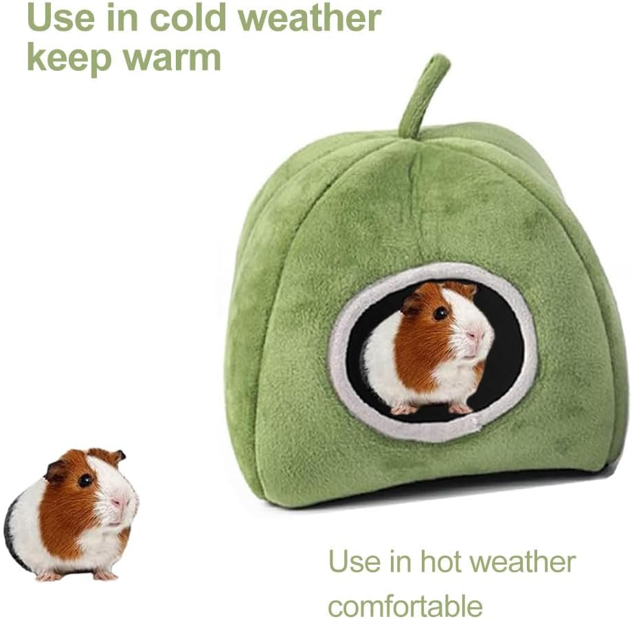 Guinea Pig Bed, Guinea Pig House, Cuddly Cave for Hamsters, Cuddly Winter Rabbit House, Cosy Small Animal Beds for Hamsters, Rabbits, Hedgehog, Chinchilla, Bearded Dragons and Ferrets image number 3