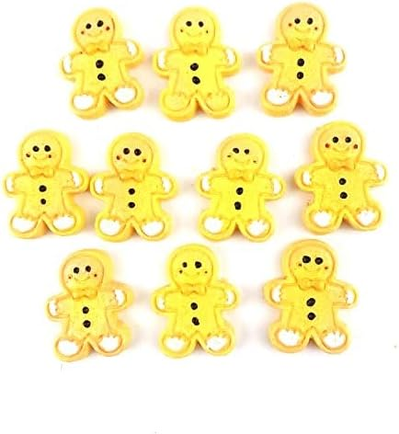 Heyiwell Resin Flatback Flat Back Christmas Series Embellishment for Scrapbooking Party Home Decorations, Hair Clip DIY Craft Making Charms image number 2