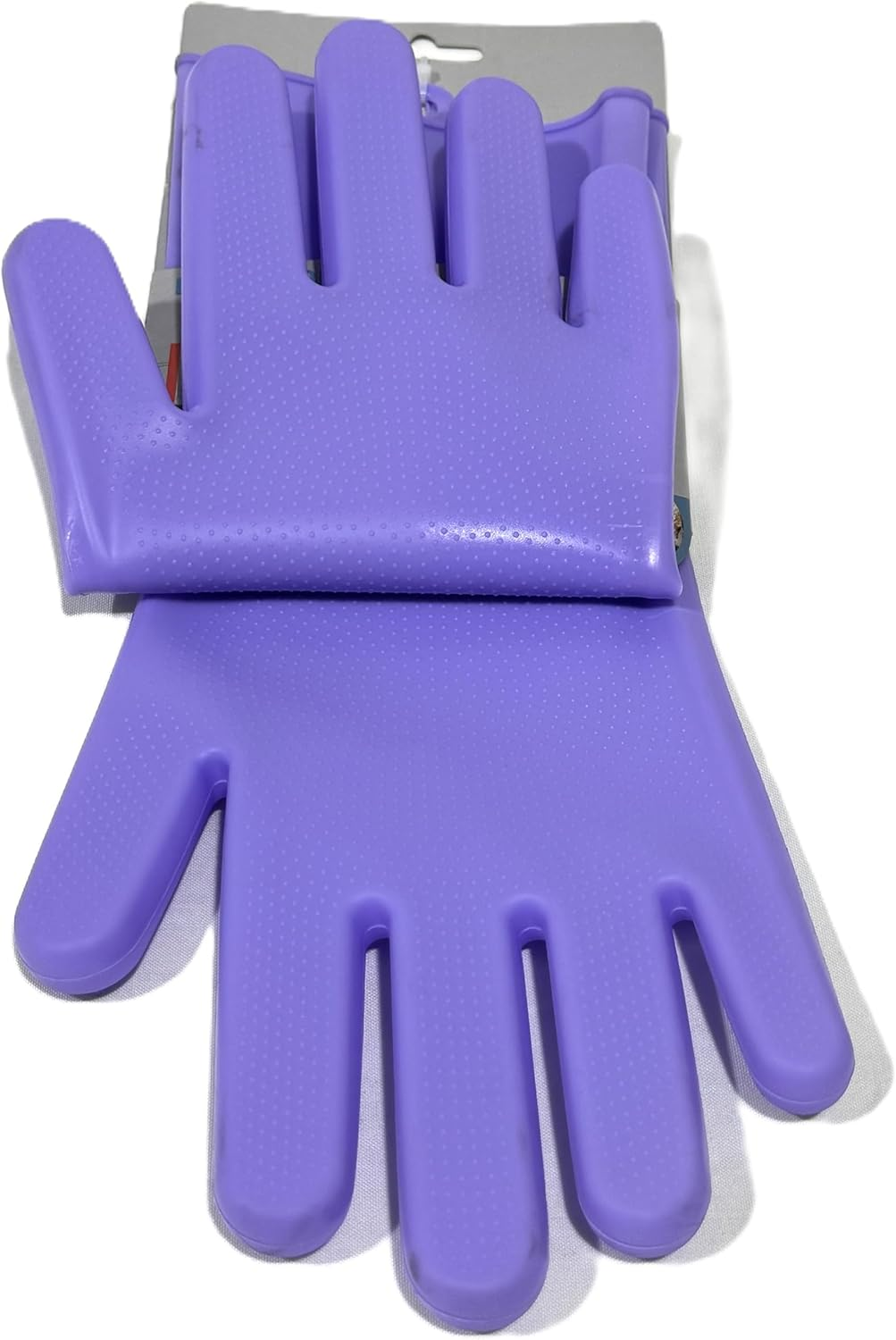 LYLAC 1PAIR Silicone Cleaning Gloves with Scrubbing Bristles,35X12.6Cm,3 COLS image number 6