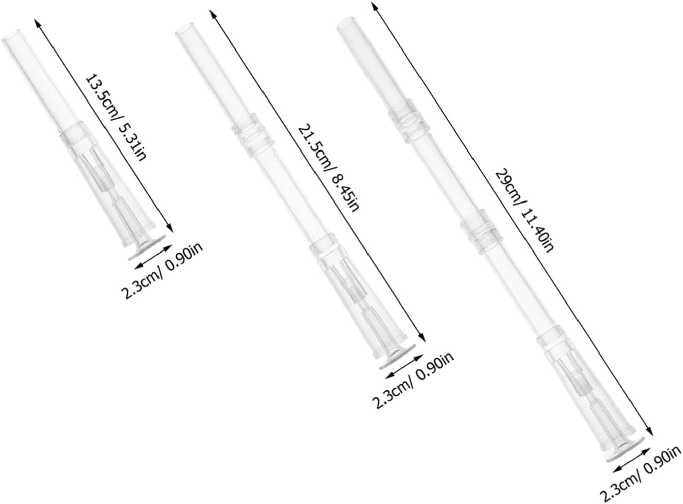 3Pcs Transparent Fountain Nozzle with Decorative Mushroom Spray Head for Garden Ponds Aquarium Water Features Indoor Outdoor Replacement Parts image number 6