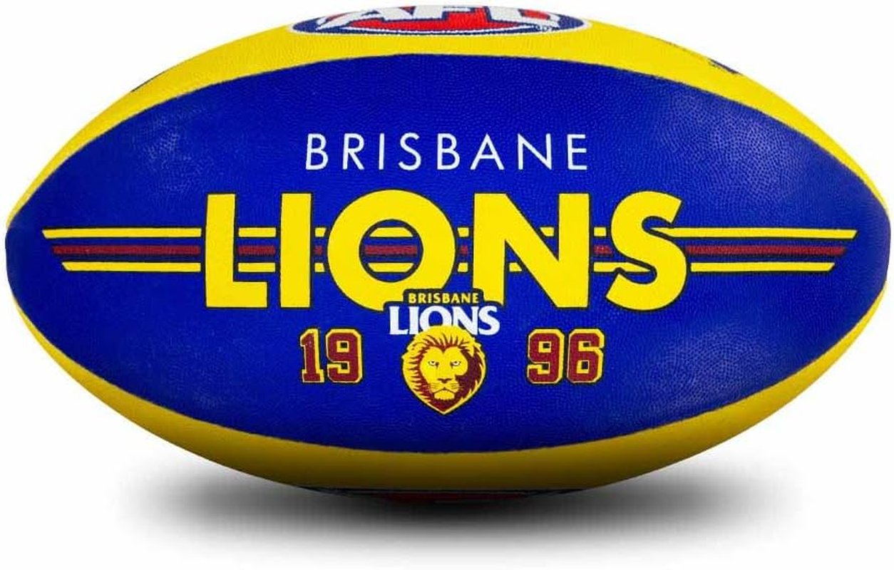 Sherrin Brisbane Lions AFL Club Football, Size 5
