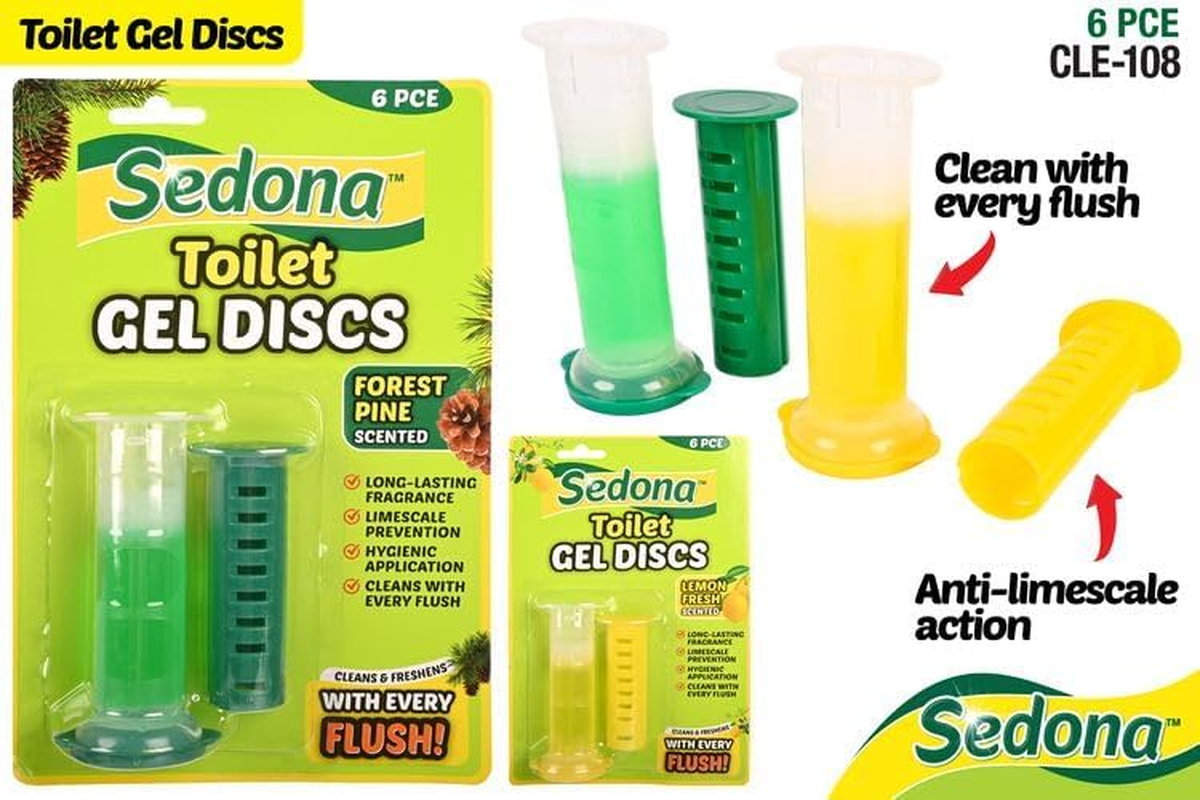 Sedona Toilet Gel Disks 6-Piece