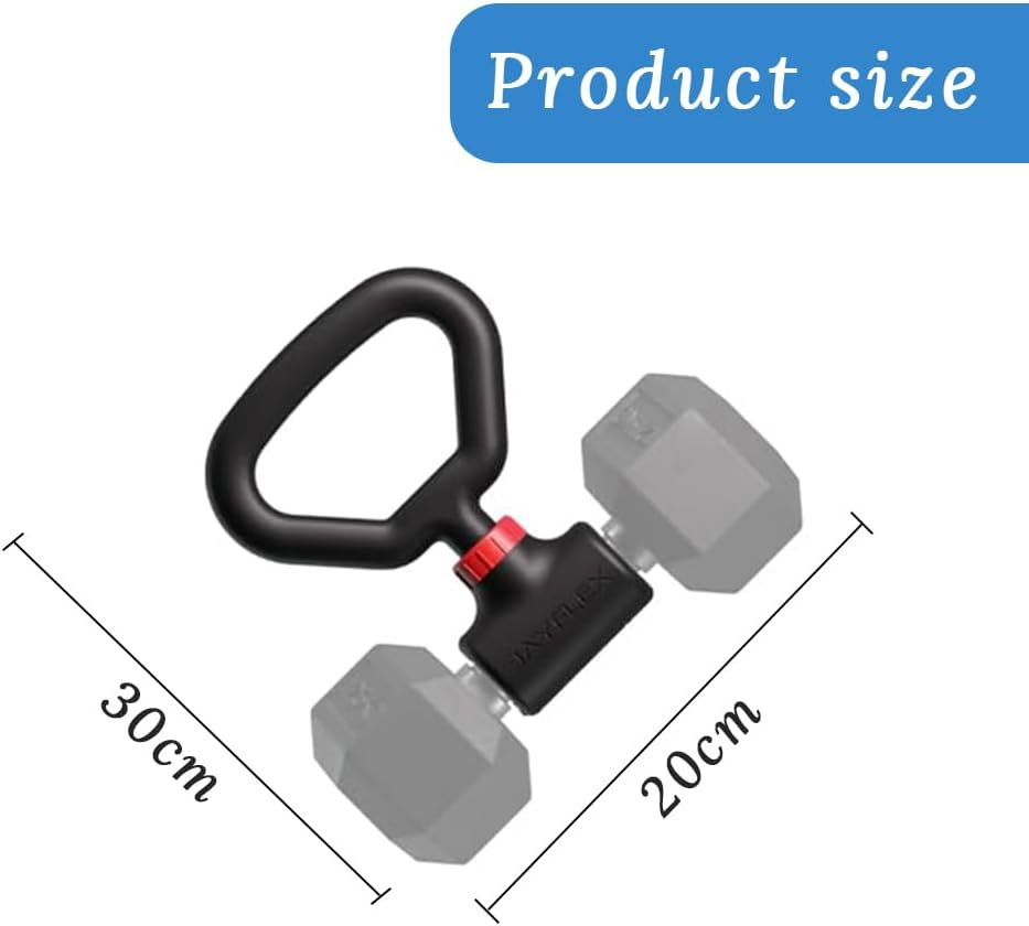 Dumbbell Converter, Dumbbell to Barbell Set and Kettlebell for Home Gym, Adjustable Weightlifting for Home Gym Weightlifting and Powerlifting Strength Training Exercises image number 2