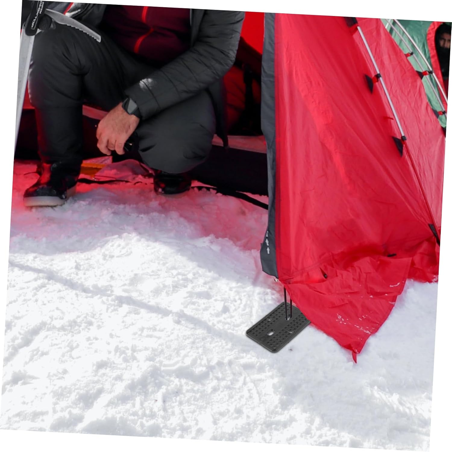 50Pcs Garden Staples Gasket Grass Pad Tent Stakes Gasket Camping Supplies Kit image number 2