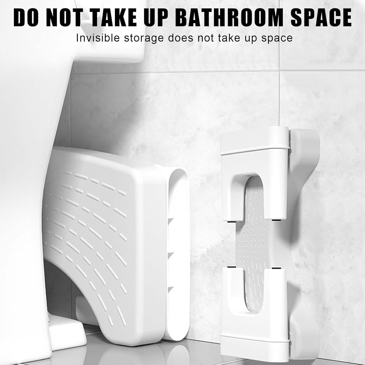 LEFAFA Toilet Stool Poop Stools, Squatting Potty Stool for Adults, Portable Plastic Toilet Step Stools, Non-Slip Poop Foot Rest Stools for Bathroom, Healthy for Seniors and Kids image number 5