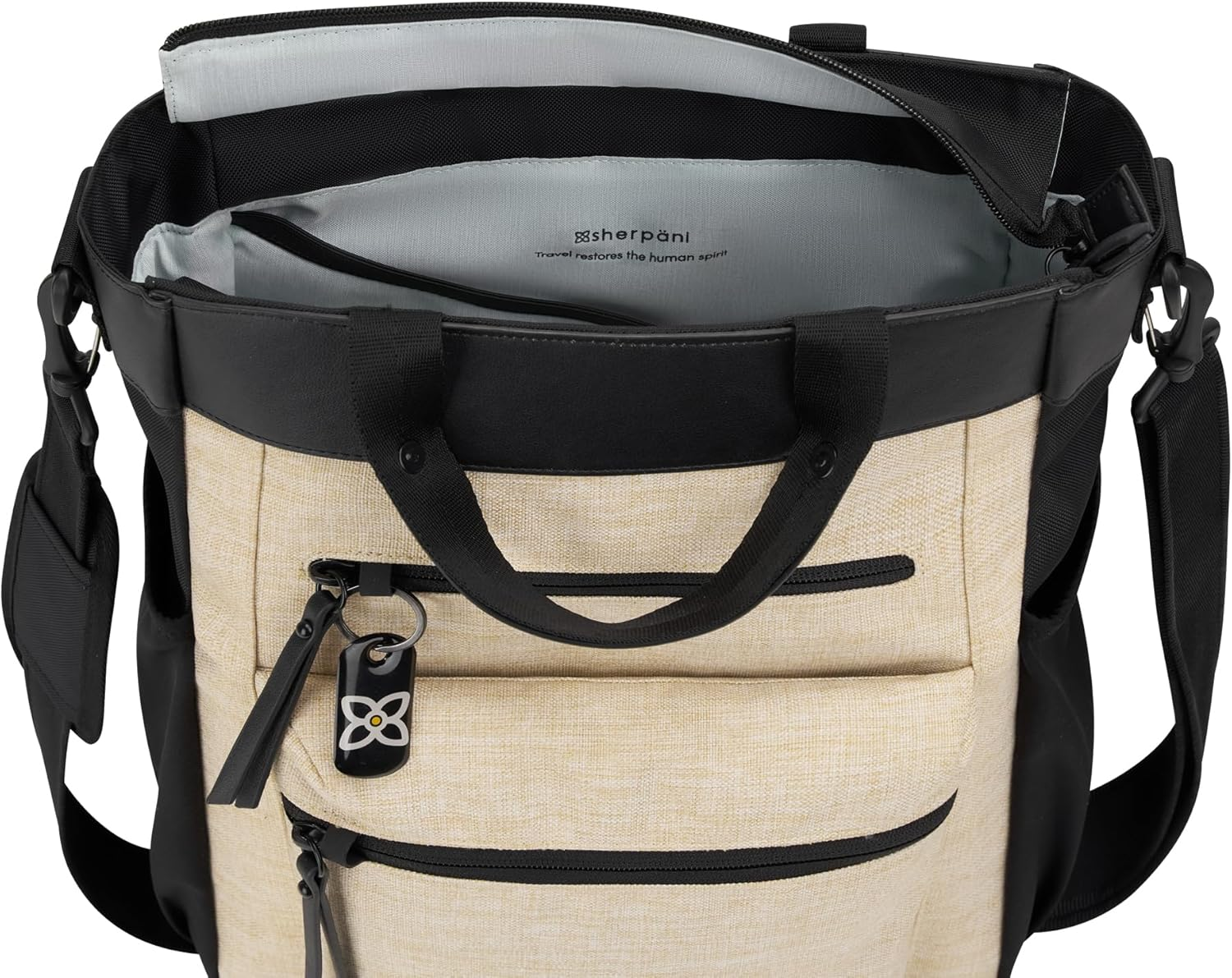 Sherpani Soleil, anti Theft Convertible Backpack, Travel Purse, Fits 15 Inch Laptop