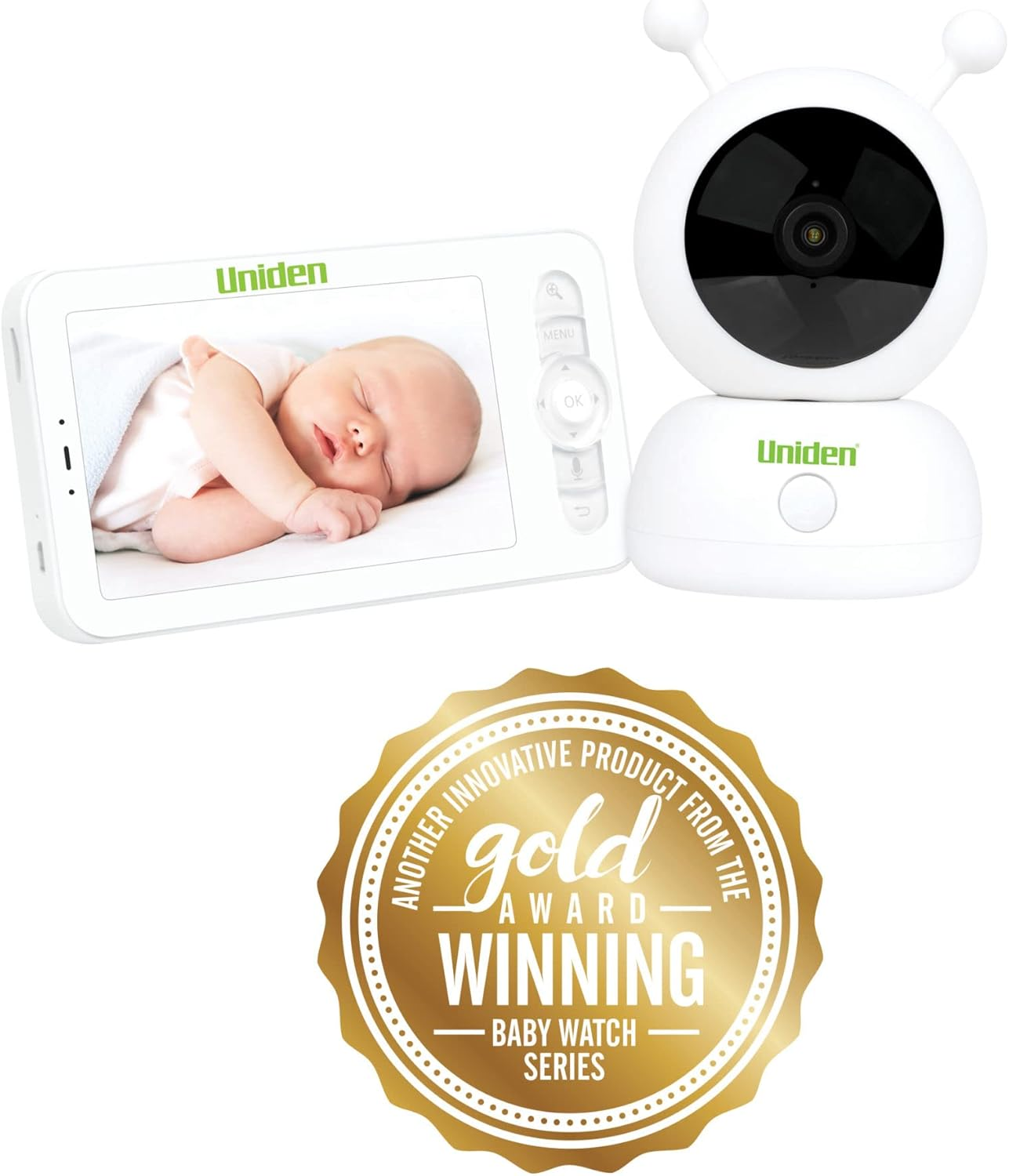 Uniden BW6141R - Super HD (2K) 5&rdquo; Smart Baby Camera/Monitor with Smartphone Access image number 1