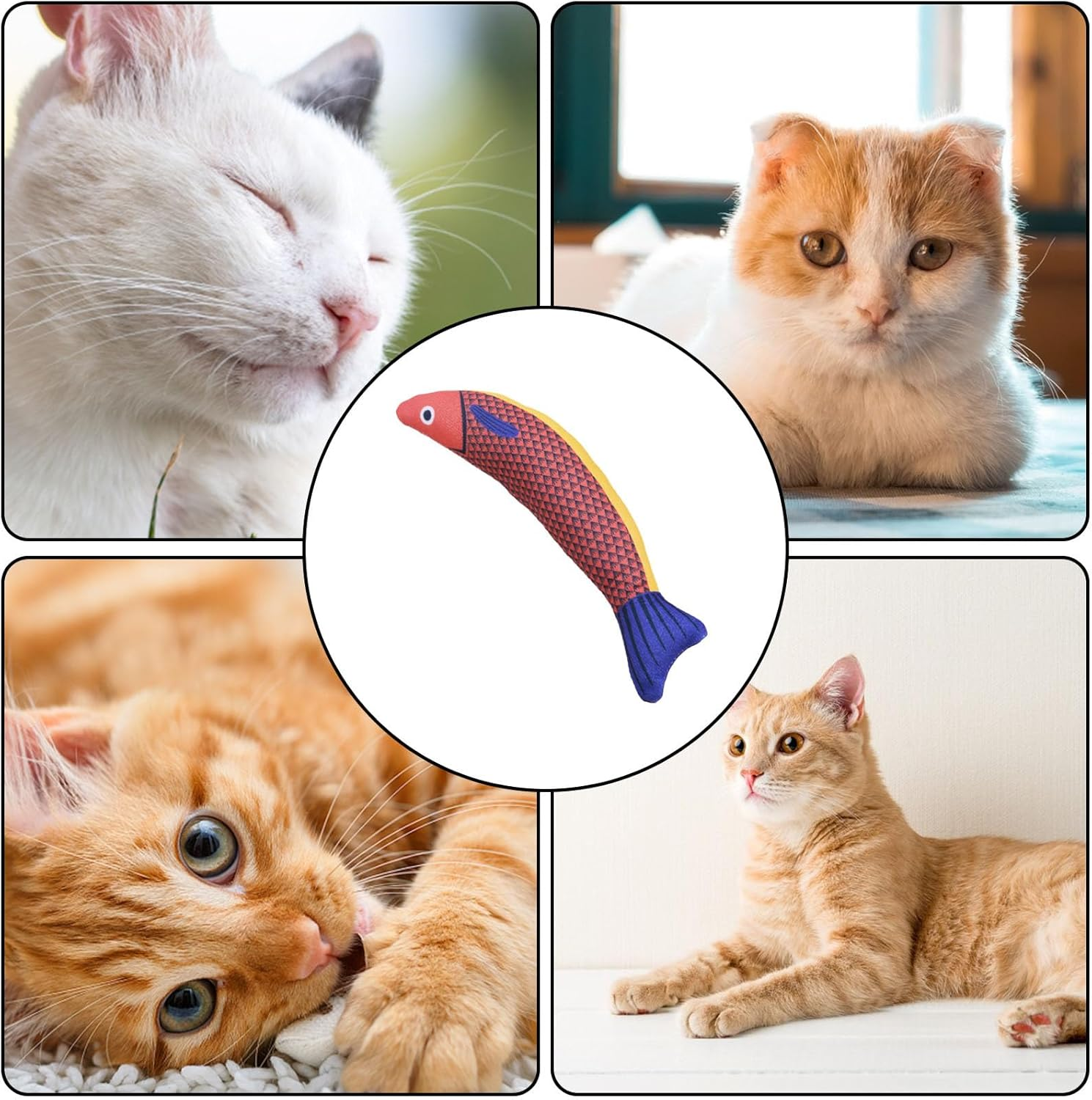 Cat Teething Toys - Soft Silicone Chew Toy, Health Aid for Kittens, Safe and Material, Lightweight and Durable, Helps Soothe Gums, Interactive Play image number 6