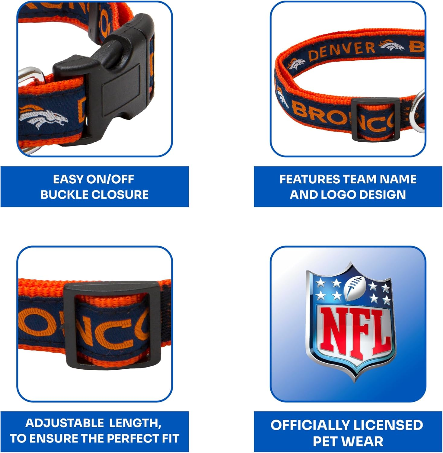 Pets First NFL Dog Collar image number 3