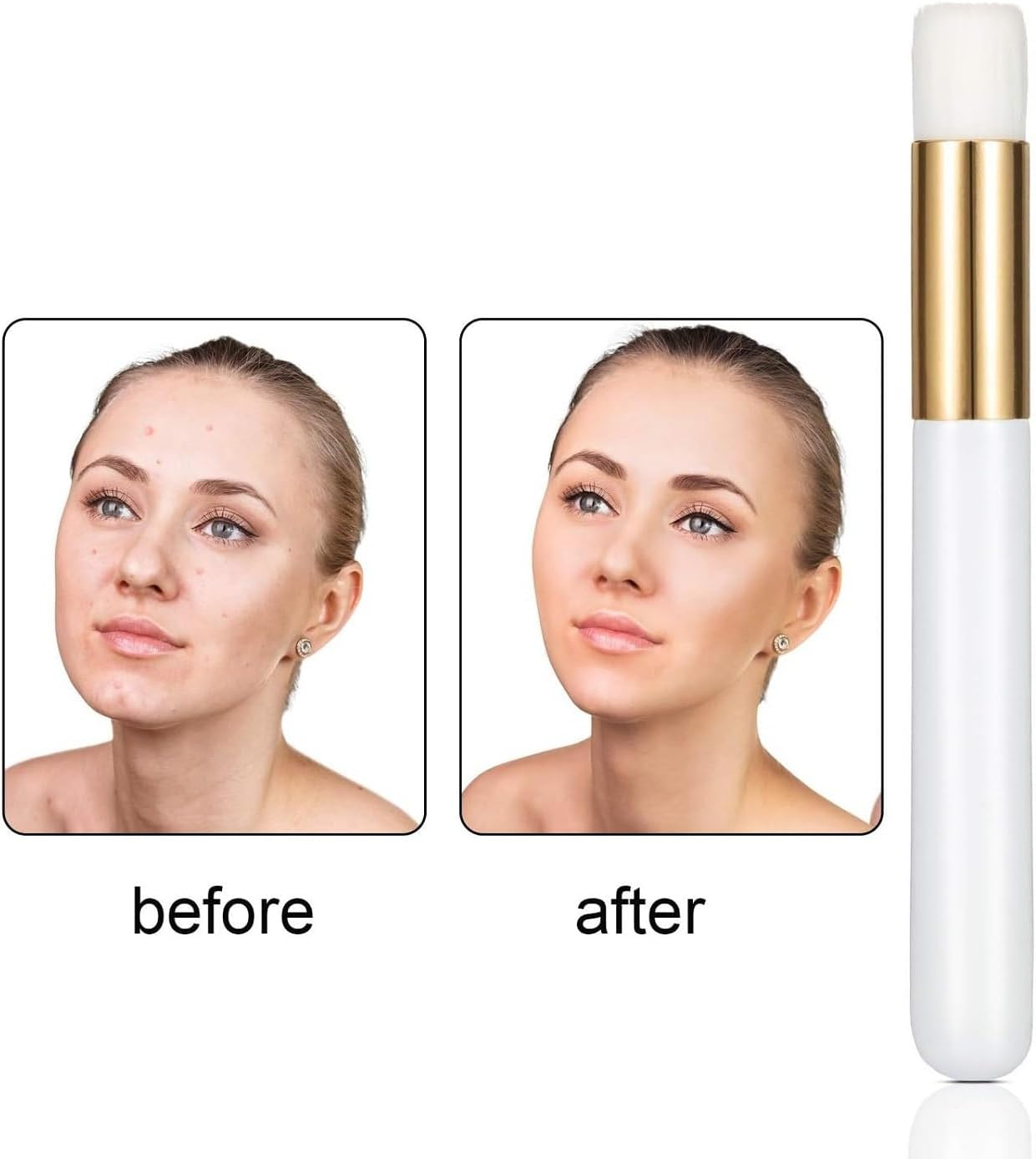 Lash Shampoo Brushes, Peel off Blackhead Brush Remover Tool, Nose Pore Deep Cleaning Brush, Facial Cleansing Brushes, Eyelash Extensions Blackhead Brush Washing Brush image number 3