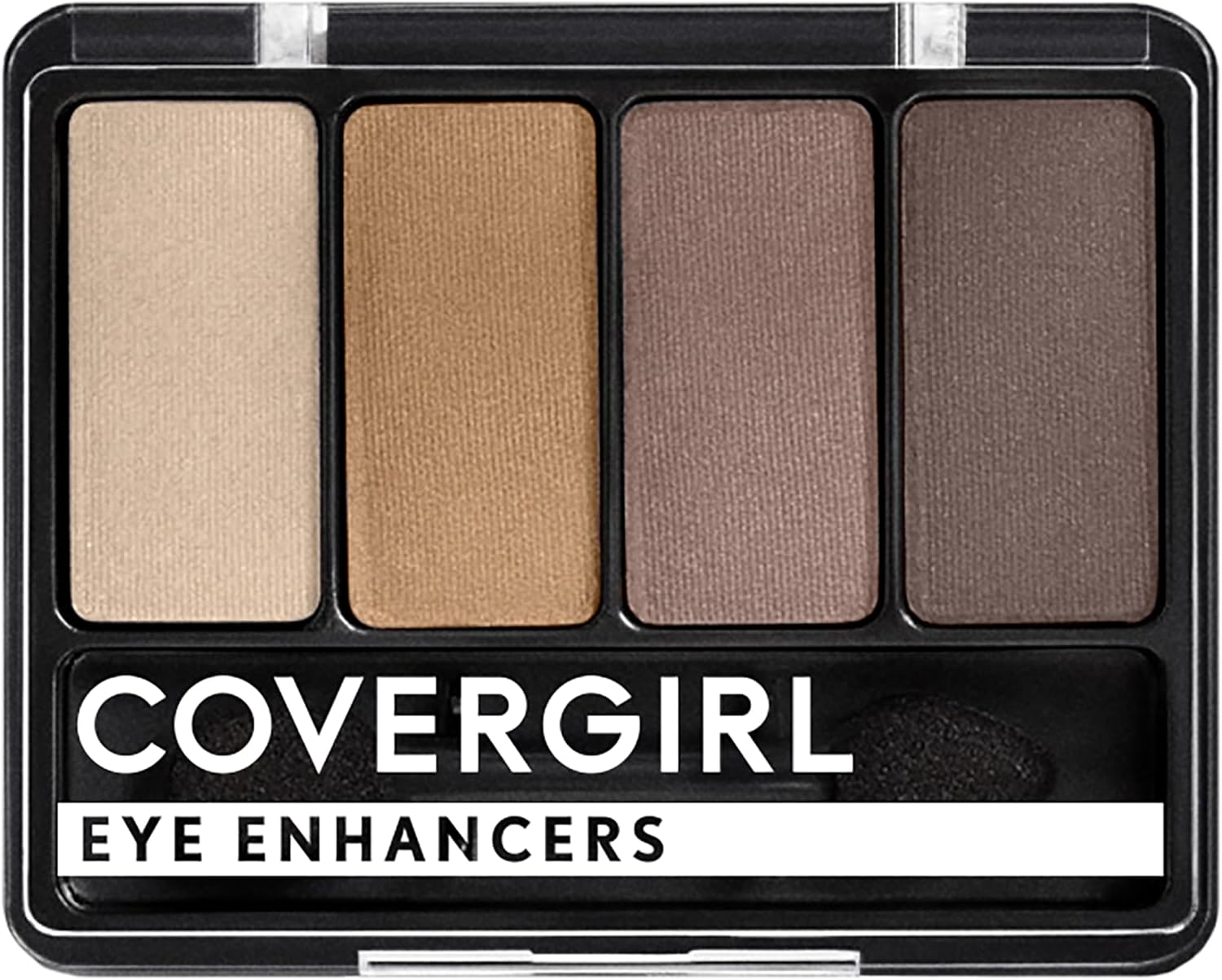 COVERGIRL - Eye Enhancers 4-Kit Eyeshadow, Silky, Sheer Formula, Double Ended Applicator, 100% Cruelty-Free