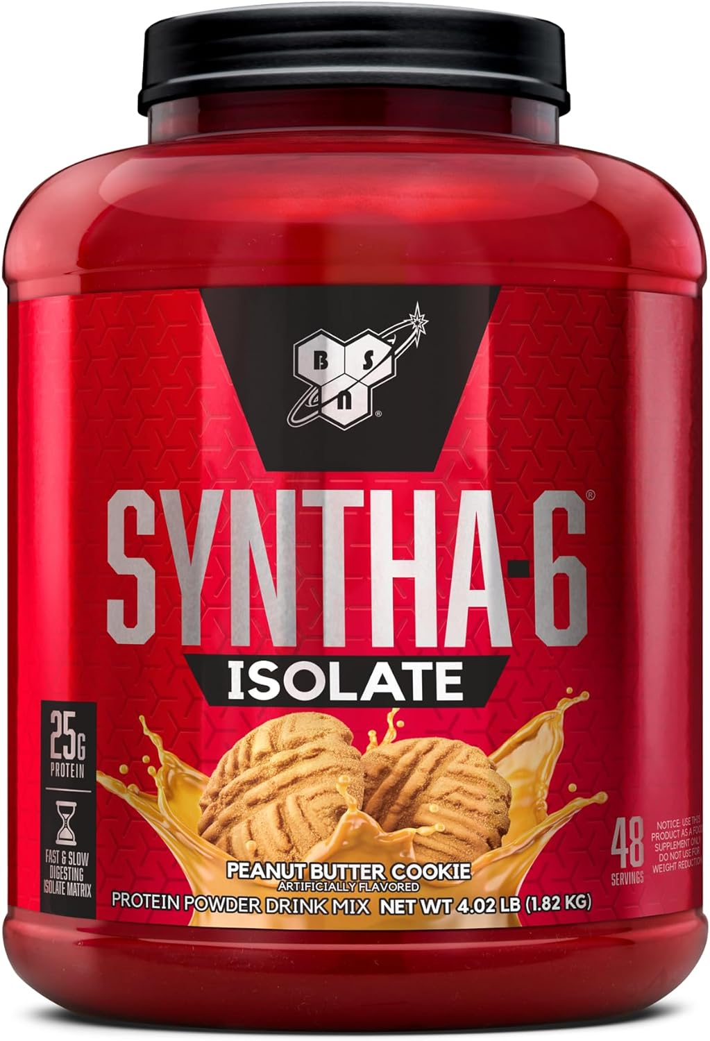 BSN Syntha 6 Isolate Chocolate Protein Powder Drink Mix 1.8 Kg, Peanut Butter Cookie image number 5