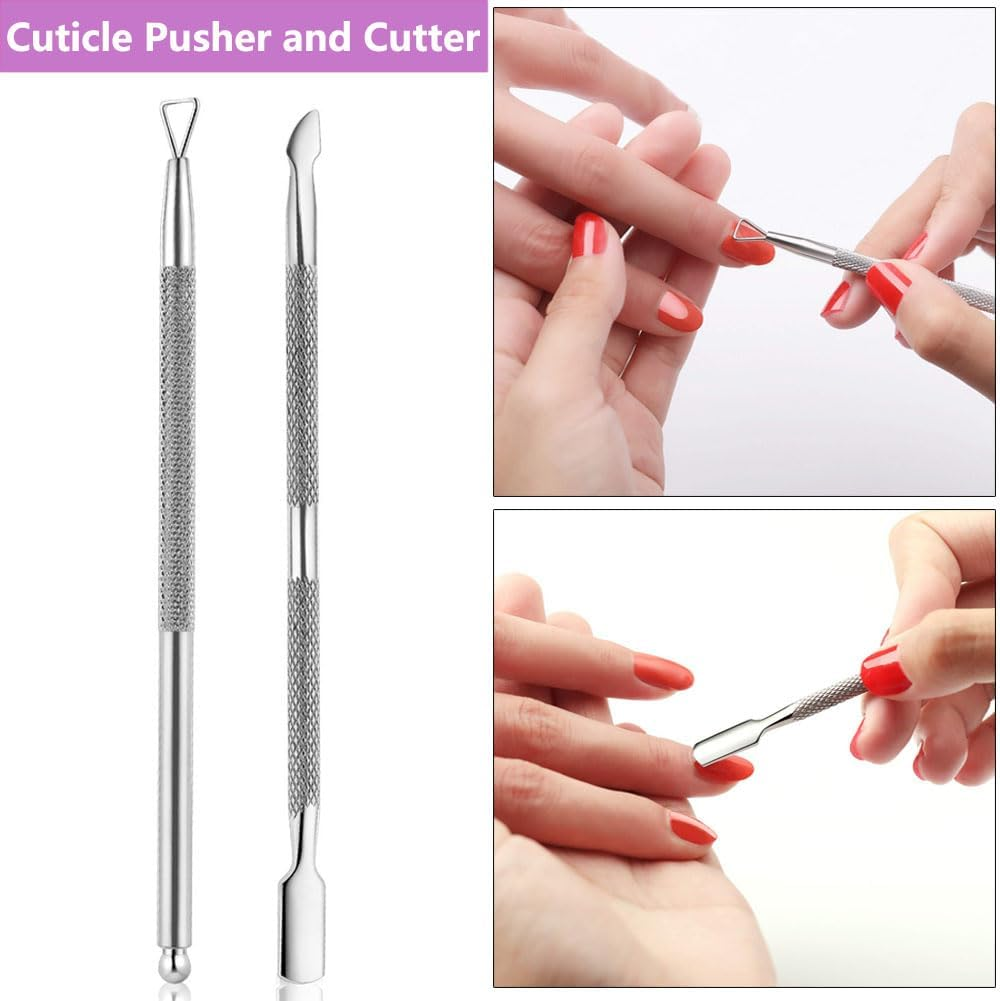 Reelau Nail Polish Gel Remover Tools Kit, 118 Pieces Polish Remover Including Finger Nail Clips,150Ml Nail Polish Remover Bottle,Nail Remover Cotton Pad, Nail Dust Brush,Sponge Finger Separators image number 6