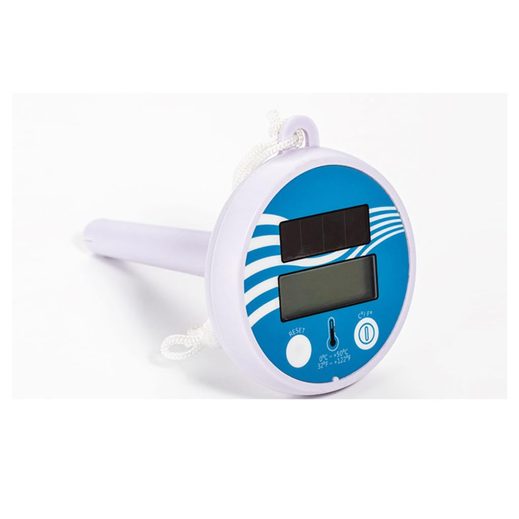 Easy Read Pool Thermometer Solar Powered Waterproof Pool Thermometer Floating Easy Read Digital Pool Thermometer image number 2
