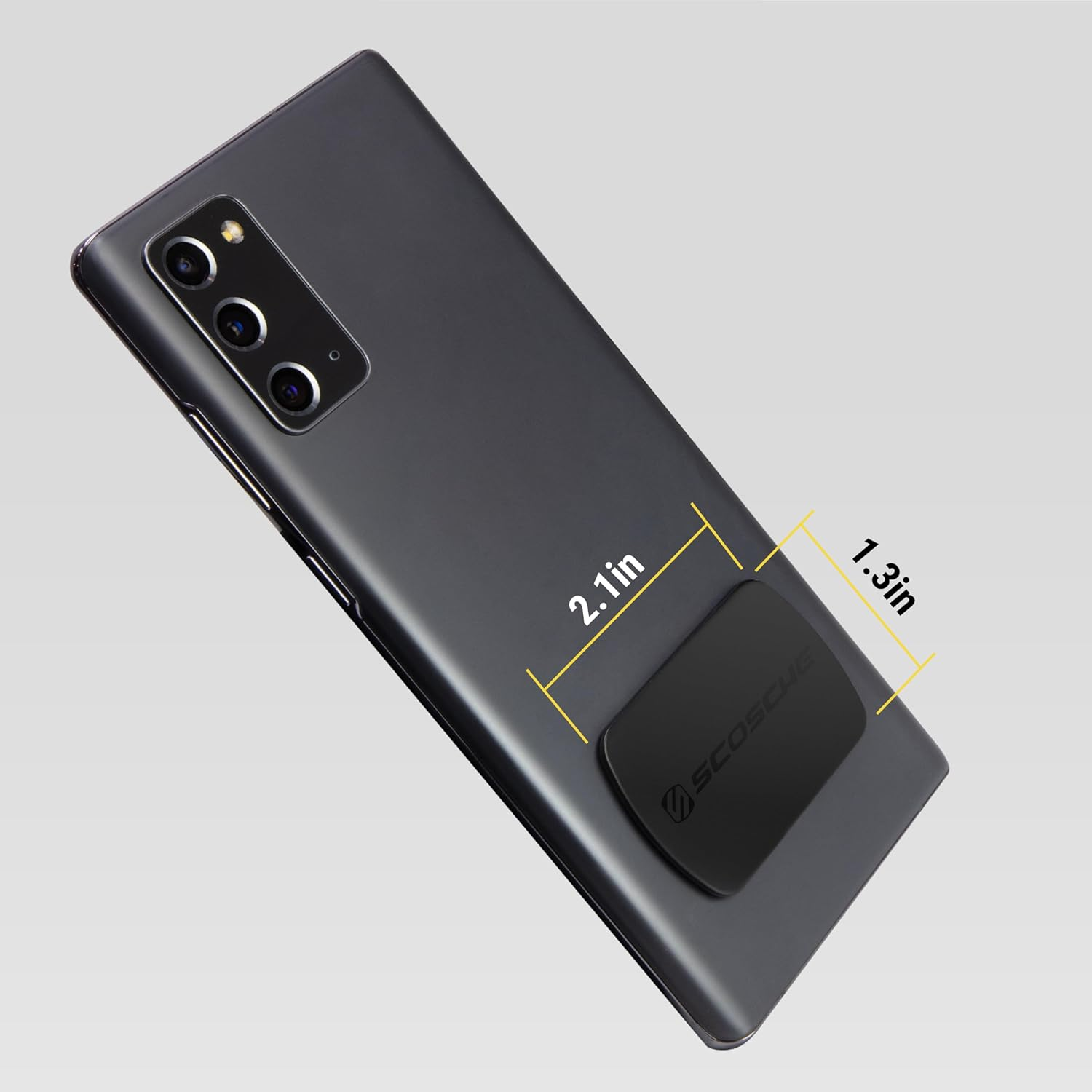 Scosche MPLT54T-2PKBP0 Magicmount Replacement Plate Kit for Magnetic Car Phone Mount Holder, Metal Plates W/Extra Strength Hold for Smartphone, Tablet, Magnet Cell Phone Stand & Phone Case, Pack of 2 image number 5