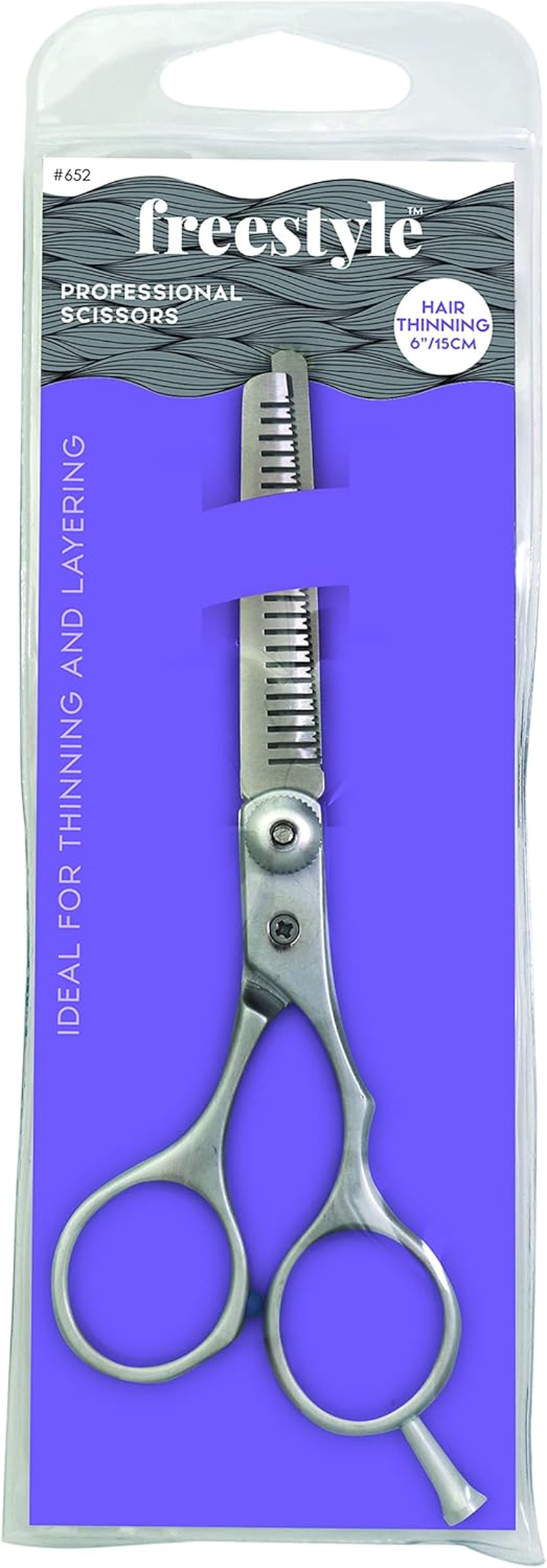 Freestyle Professional Hair Thinning Scissors, 15 Cm Length