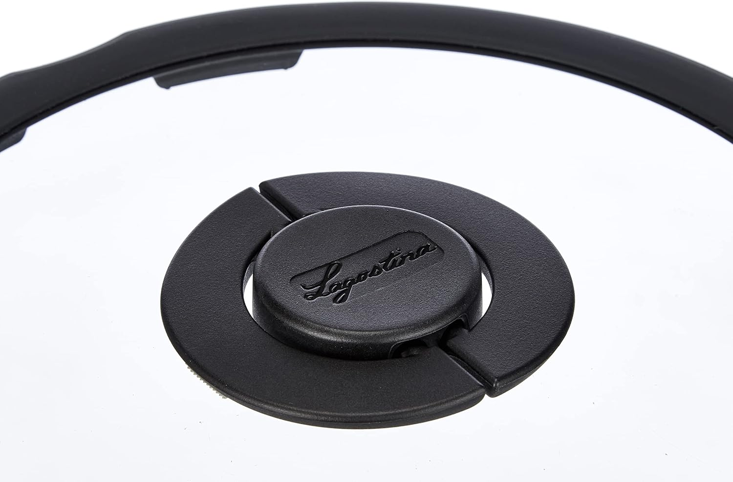 Lagostina Ingenio Induction Glass Lid, Glass, Black/Transparent, 22 Cm image number 4