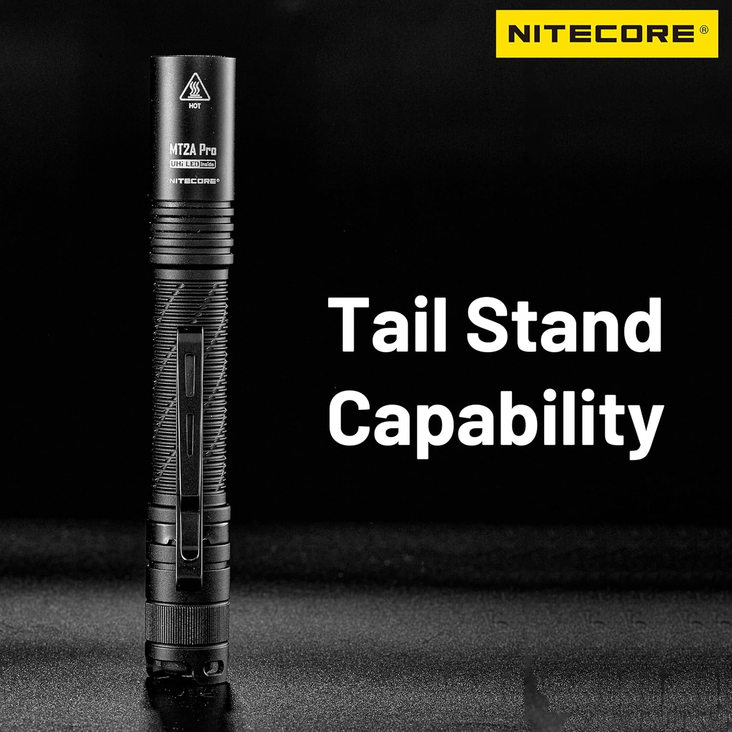 Nitecore MT2A Pro High Performance Rechargeable AA Flashlight 1000 Lumens with Label image number 4