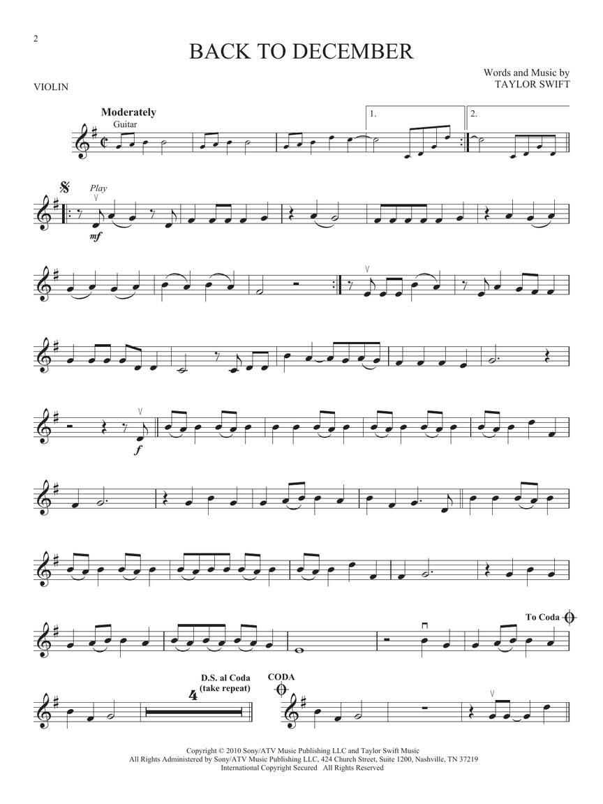 Taylor Swift: Violin Play-Along Book with Online Audio (Instrumental Play-Along) image number 5