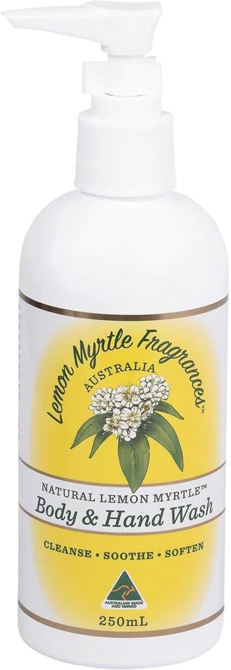 Lemon Myrtle Fragrances Hand and Body Wash, 250 Milliliter image number 1