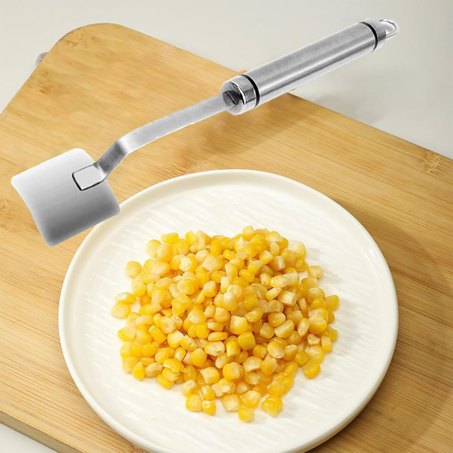 Corn Peeler,Stainless Steel Corn Stripping Tool Ergonomic Corn Remover Kitchen Gadget Quickly Remove Corn Kernels from Corn,Peelers for Kitchen