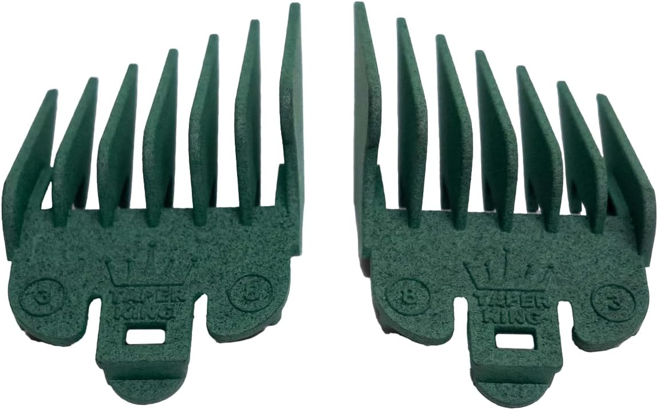 Taper King Clipper Guide Combs - Fool Proof Tapers & Fades at Home! Granite (#0 to #3) - Compatible with Oster/Andis Clippers!