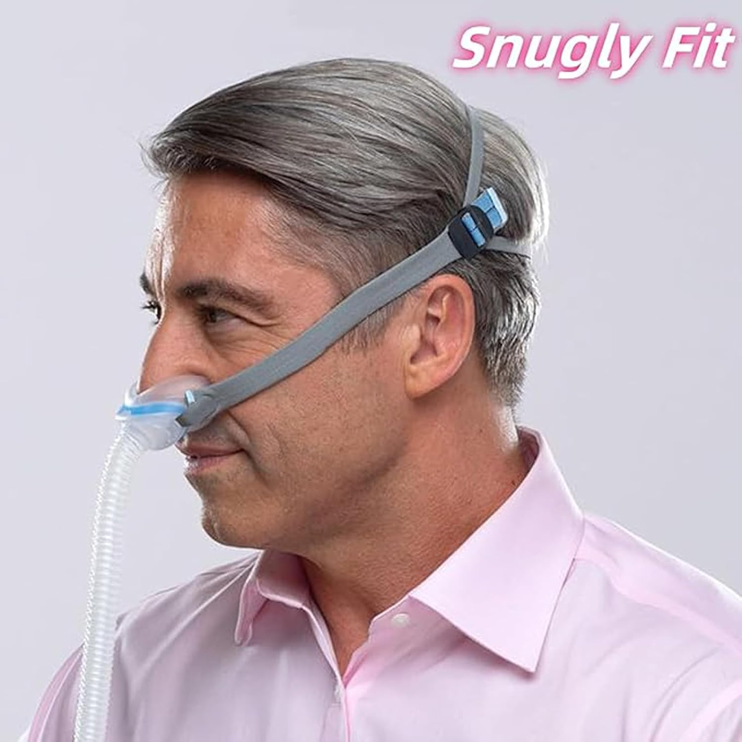 Charlux 2 Pack Advanced Upgraded Headgear Replacement Strap Compatible with Resmed Airfit P10 N30 Fully Adjustable Quick-Fit Premium Elastic Soft Material image number 2