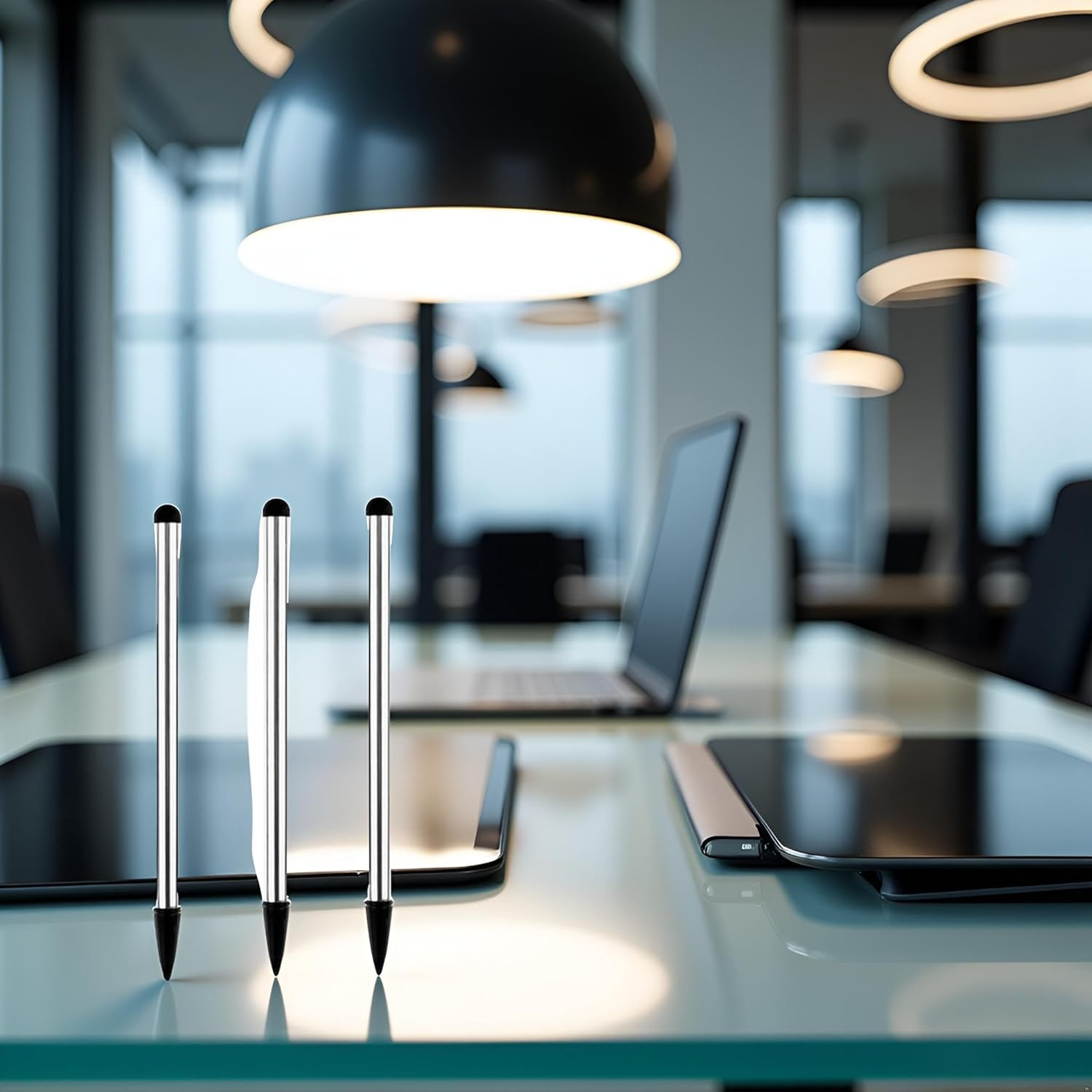 3Pcs Silver Stylus Pens,Universal Fine for Point Pencilphone/Ipad/Tablet and Other Touch Screens,High Precision Stylus for All Universal Touch Screen Devices Stylus Pens Accessories image number 2