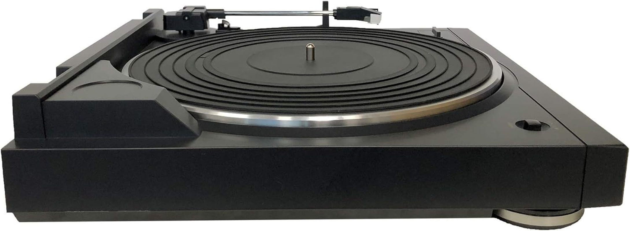 Denon DP-29FA Turntable | Fully-Automatic | Selectable ON/OFF Phono Pre-Amp | Simple Set-Up | Aluminium Platter & Chassis | Black