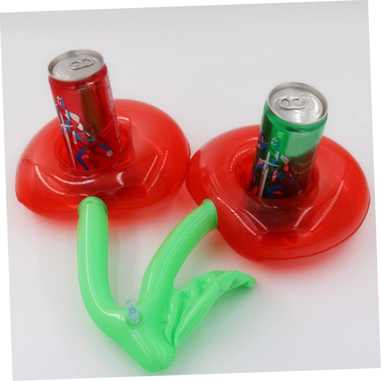 ERINGOGO 3Sets Inflatable Drink Holder Floating Pool PVC Swimming Floaty Toy Pool Drink Holder 2Pcs*3 image number 4