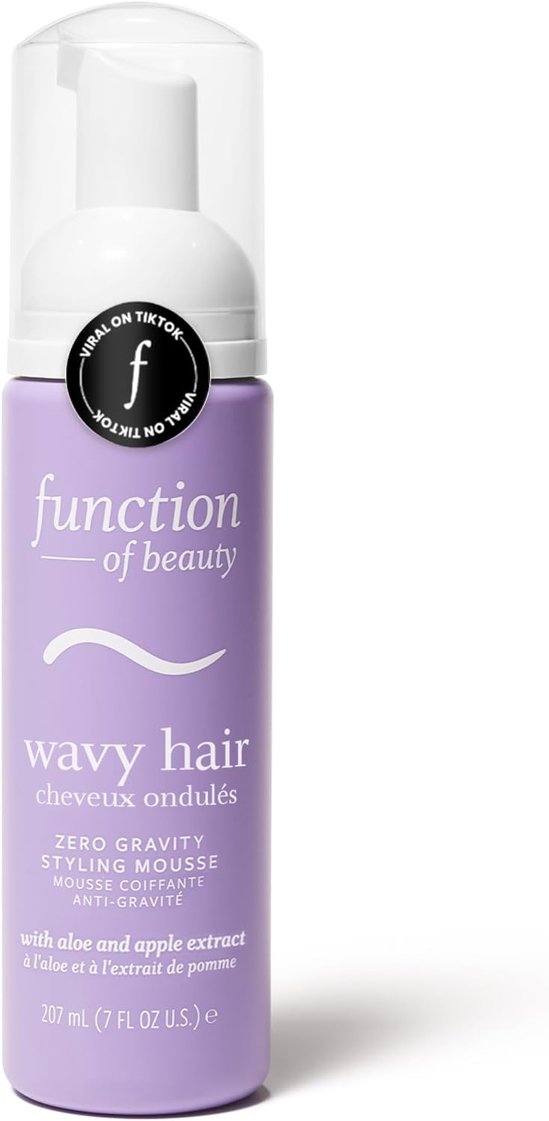 FUNCTION of BEAUTY Zero Gravity Styling Mousse, 7 Oz &ndash; Adds Volume + Defines Natural Waves, Frizz Control + Flexible Hold, Lightweight Feel, No Crunch or Stiffness, Heat Protection up to 450&deg;F image number 2