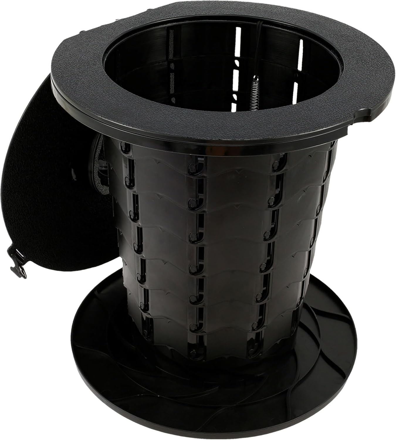 Retractable Portable Toilet, Portable Toilet, Potty Folding Toilet Camping Toilet Bucket with Toilet Paper Holder for Travel Camping 33&times;34Cm image number 4