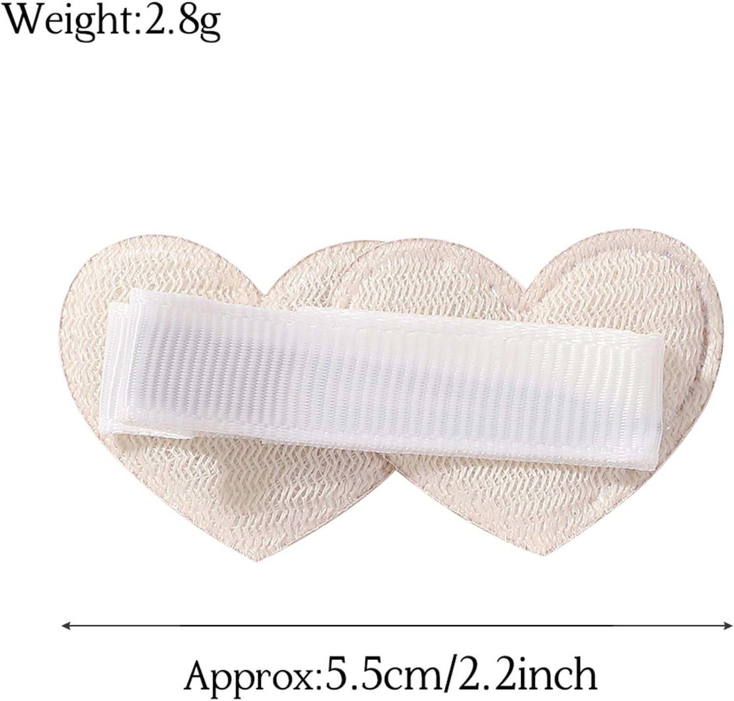 JOVALA 12PCS Baby Girls Hair Clips Heart Shaped Hair Barrettes Fully Lined Alligator Clip Hair Accessories for Baby Teen Toddler Girls Kids Children image number 4