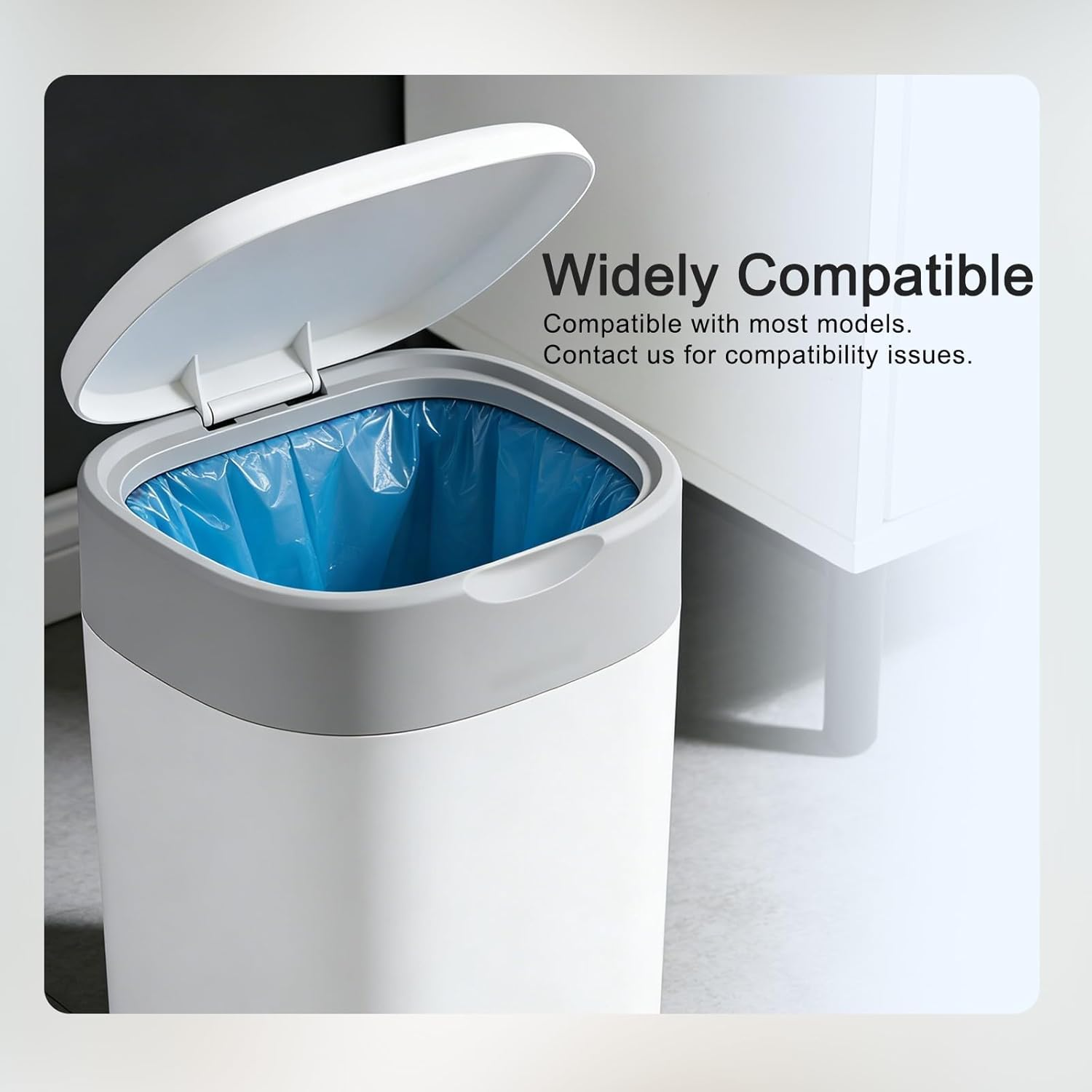 Pack of 12 Refill Cassettes for Cat Litter Disposal Bucket, Made of 7-Layer EVOH Material, Antibacterial and Deodorising Refill Cassette, Suitable for Cat Litter Toilets and Changing Containers image number 5