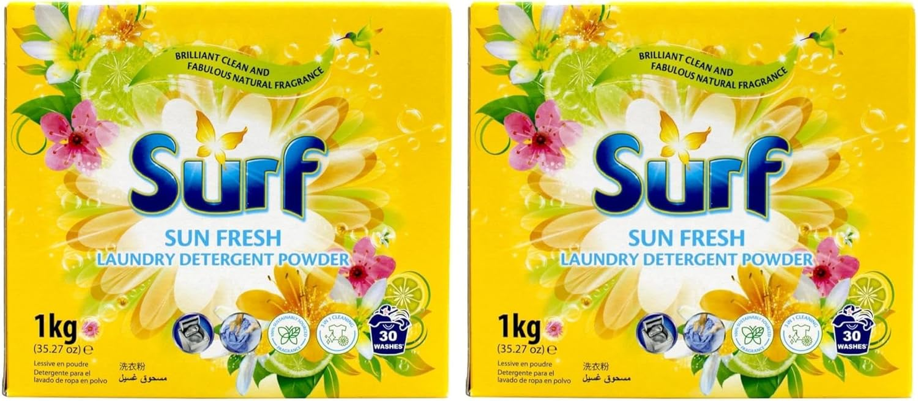 Surf Sun Fresh Laundry Detergent Powder 1 Kg