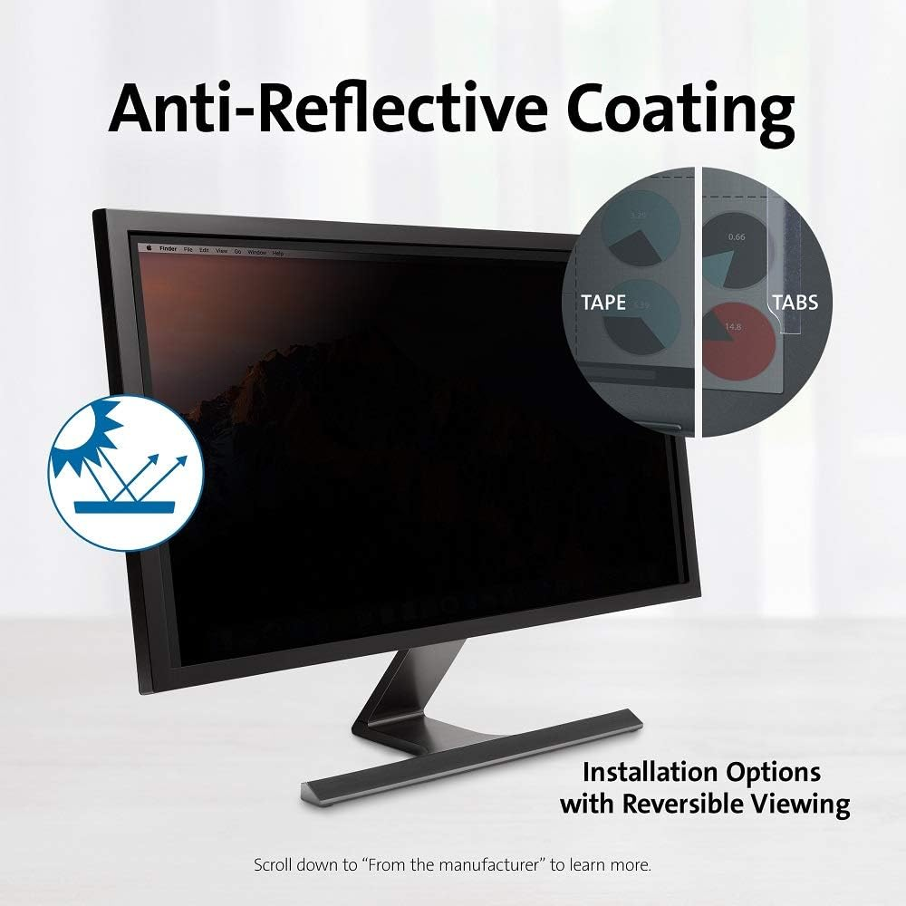 Kensington Reversible Privacy Screens for Monitors