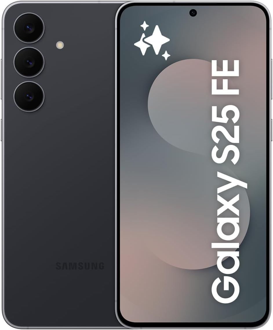 Samsung Galaxy S25 FE [AU Version], AI Phone, Jetblack, Slim & Lighter Design, 6.7&rdquo; FHD Display, 50 MP Camera, Exynos 2400, 256 GB Storage, 8 GB Memory, 4900 Mah Battery