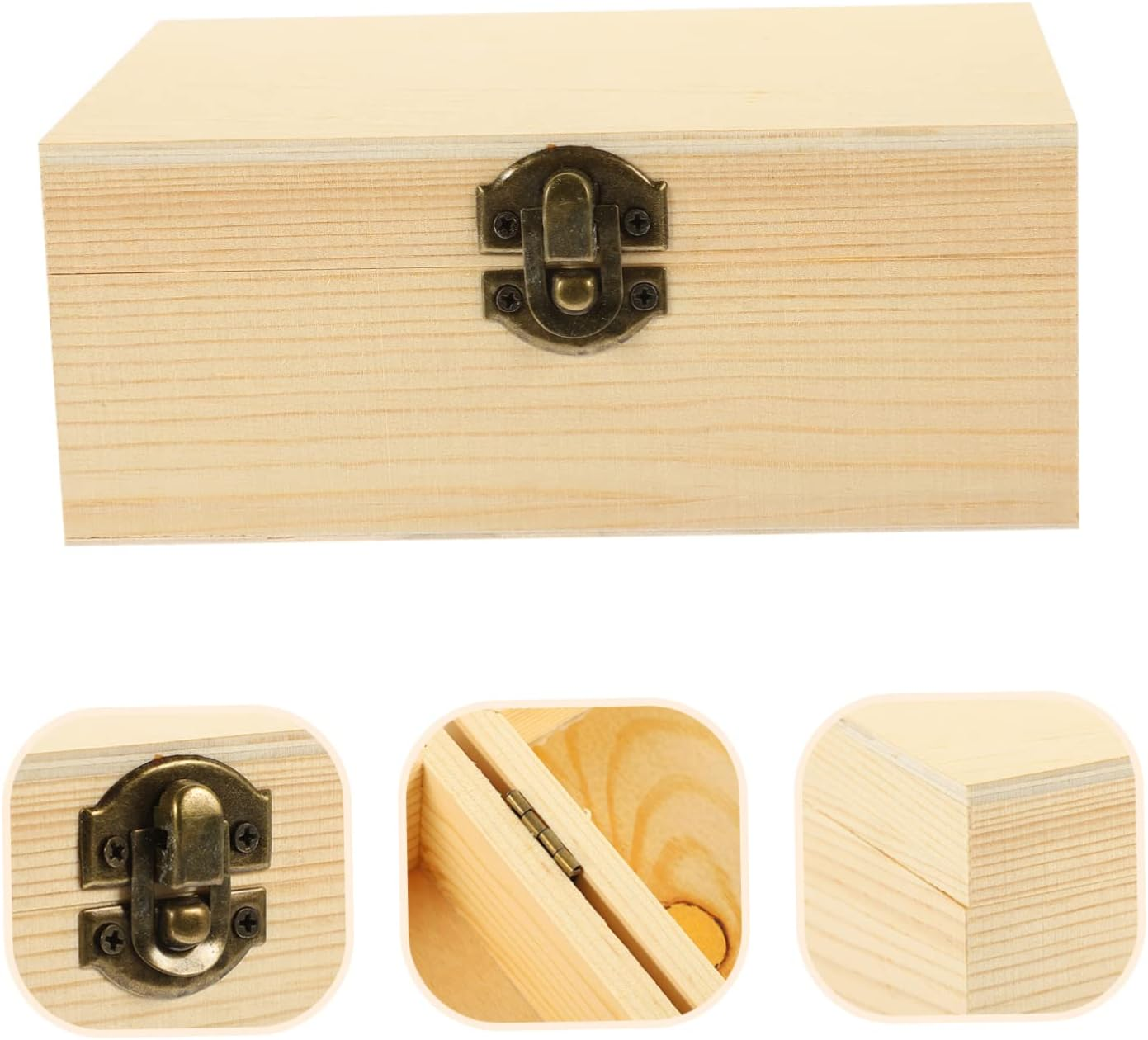 Angoily Retro DIY Organizer Box for Keepsake Storage Case with Multi Use Design for Craft Supplies Encourages Creativity and Imagination image number 6