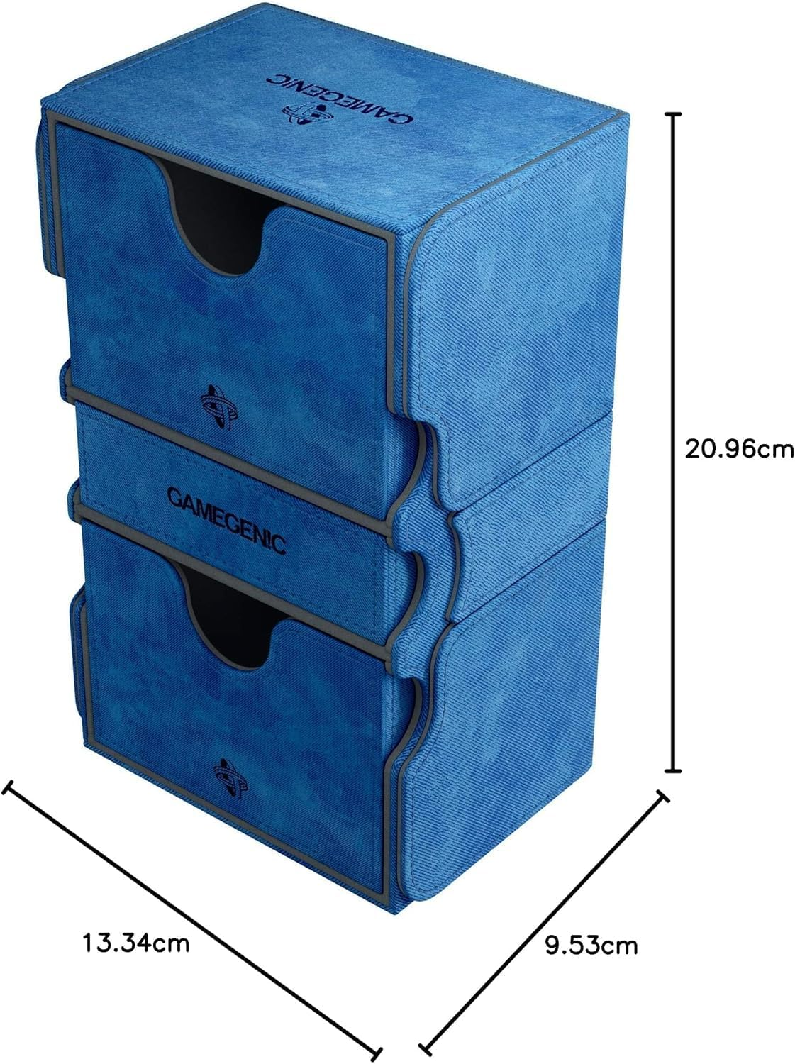 Gamegenic GG2026 Convertible Stronghold Deck Box Holds 200 Sleeves, Blue image number 5