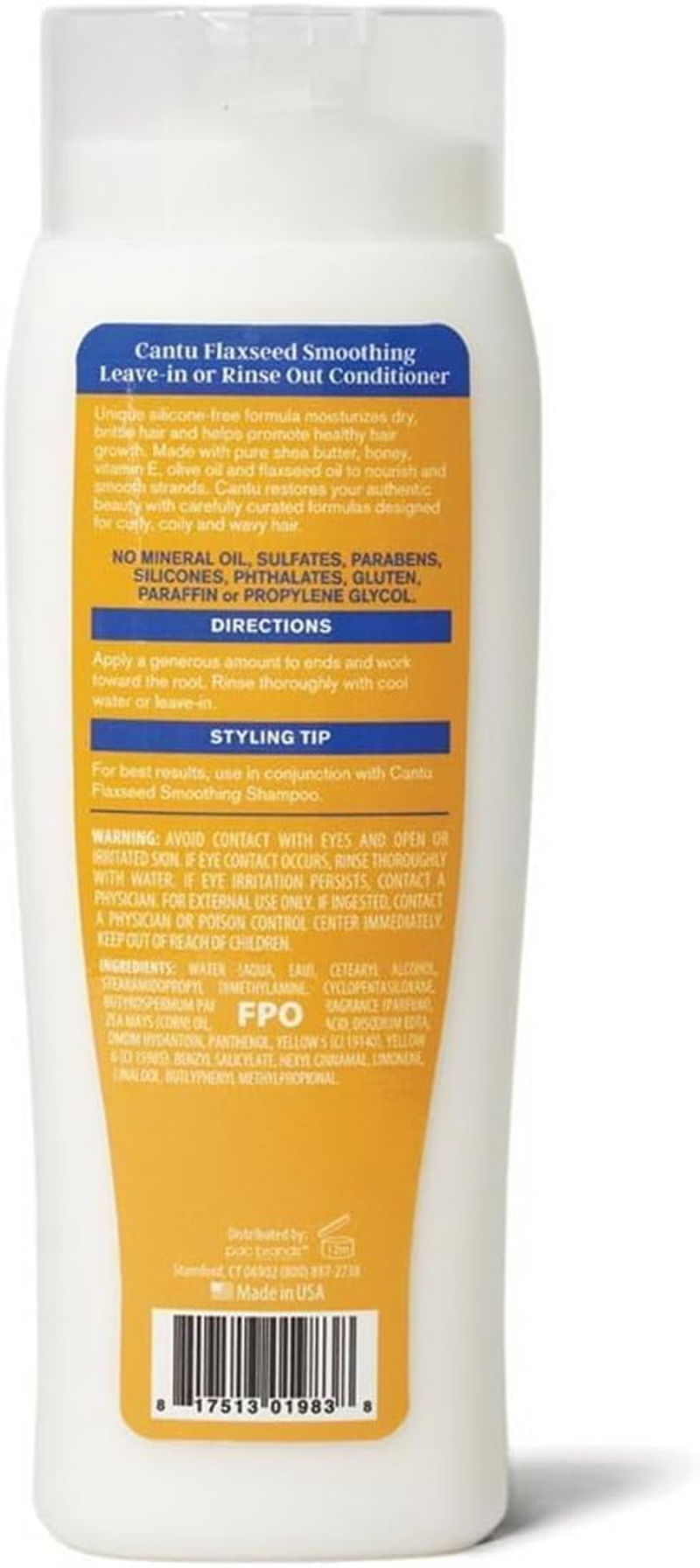 Cantu Flaxseed Smoothing Conditioner 400 Ml image number 1