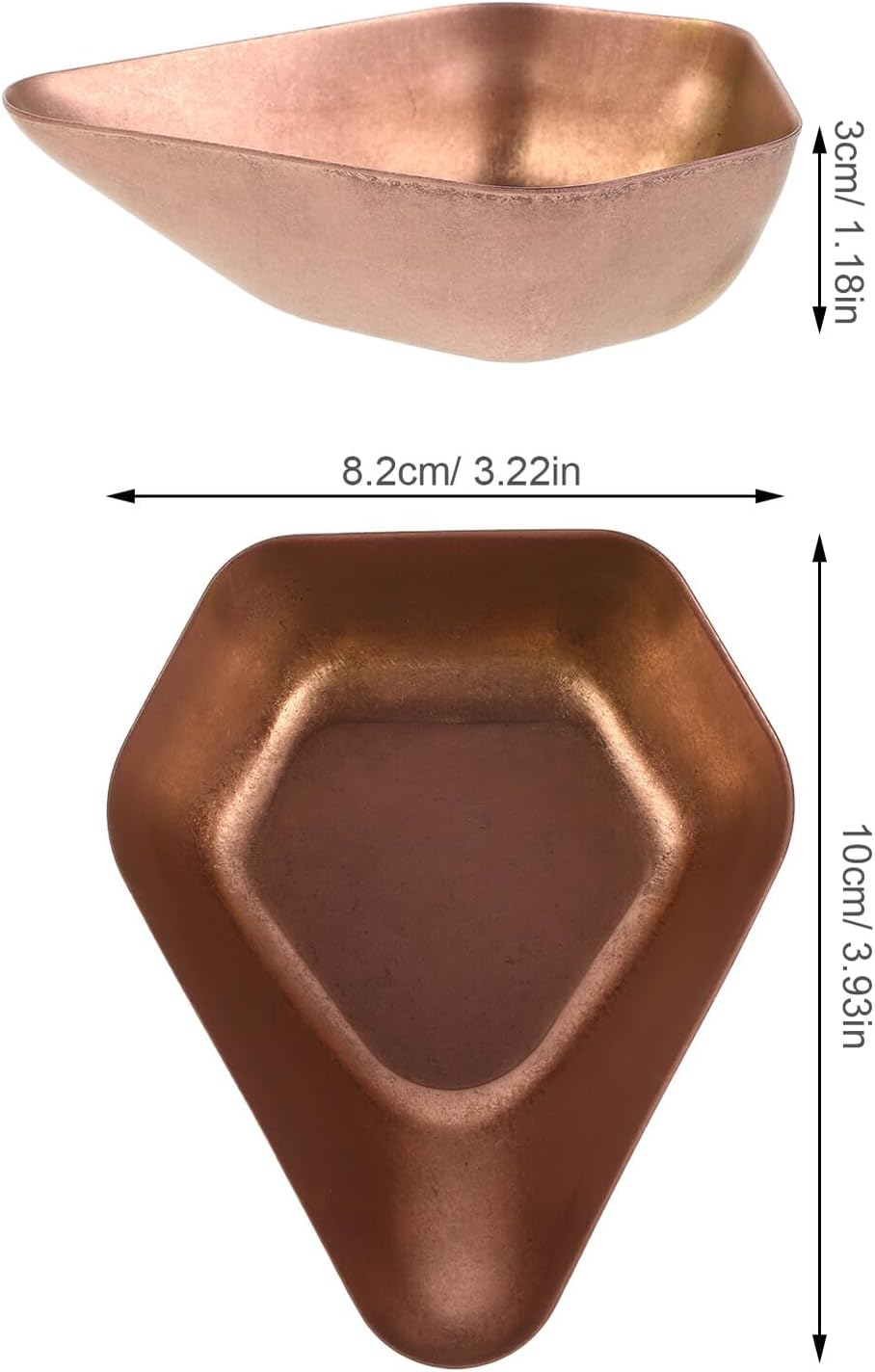 NESTINGHO Stainless Steel Coffee Bean Tray Dosing Cup with Measuring Plate Holder for Accurate Weighing and Display Elegant Coffee Bean Dish for Home Cafe and Tea Serving