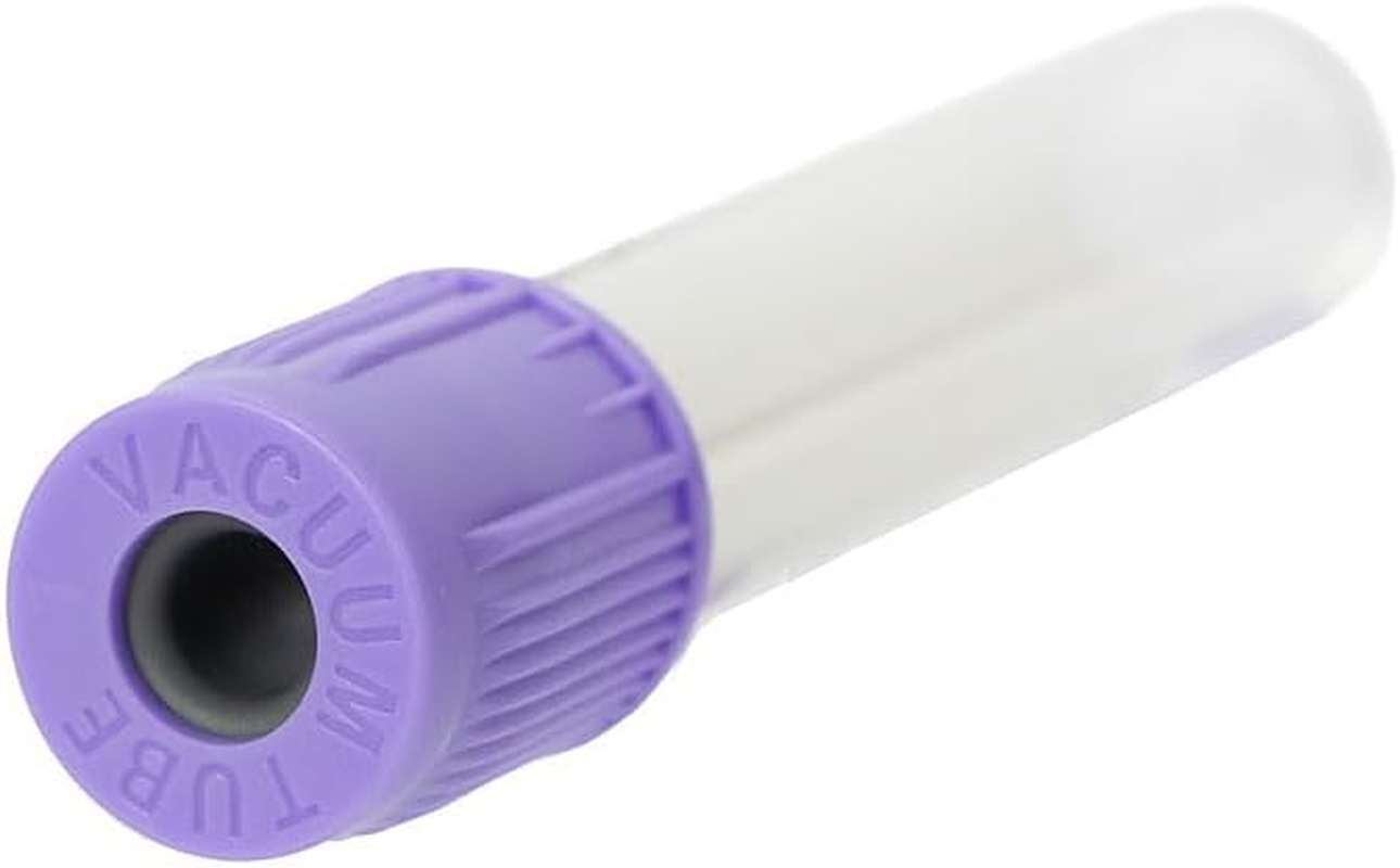 Livingstone Blood Collection Plastic Tube with K3 EDTA, 13 Mm X 75 Mm Size (Pack of 100)